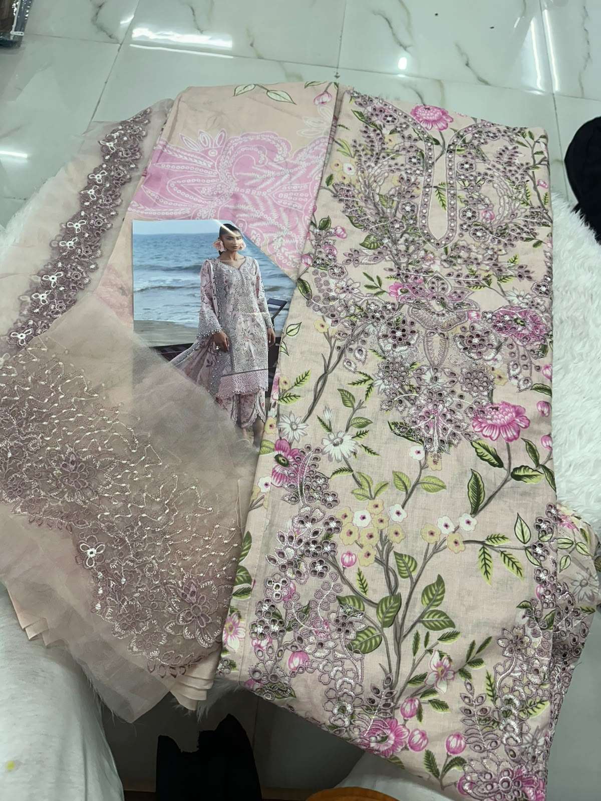Falah Premium Cotton Collection Code - 50109 By Falah Designer Suits - 07