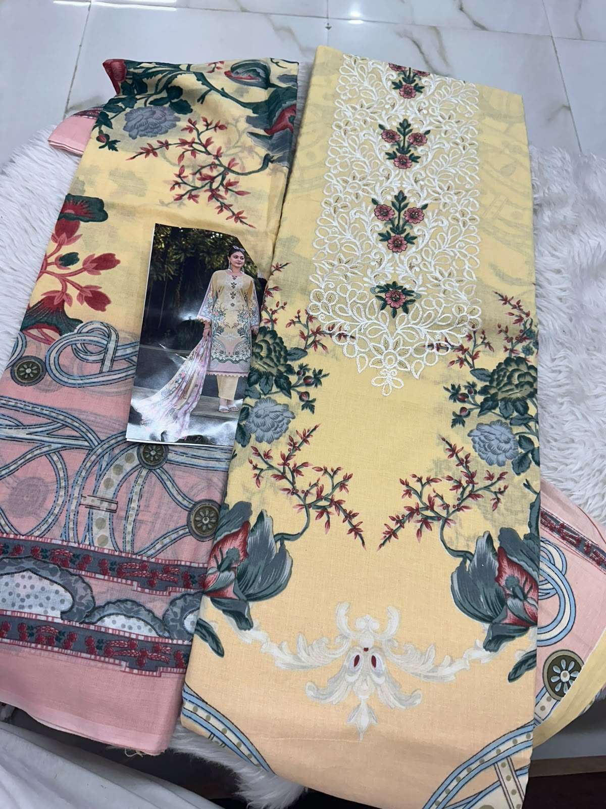 Falah Premium Cotton Collection Code - 50110 By Falah Designer Suits - 02