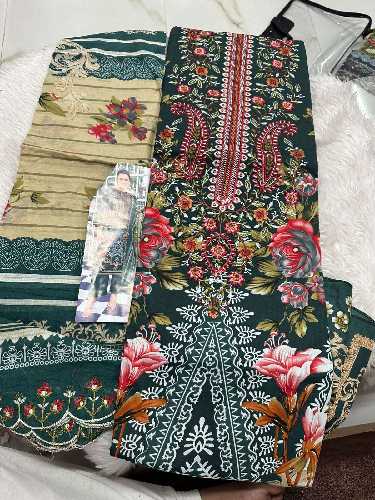 Falah Premium Cotton Collection Code - 50111 By Falah Designer Suits - 04