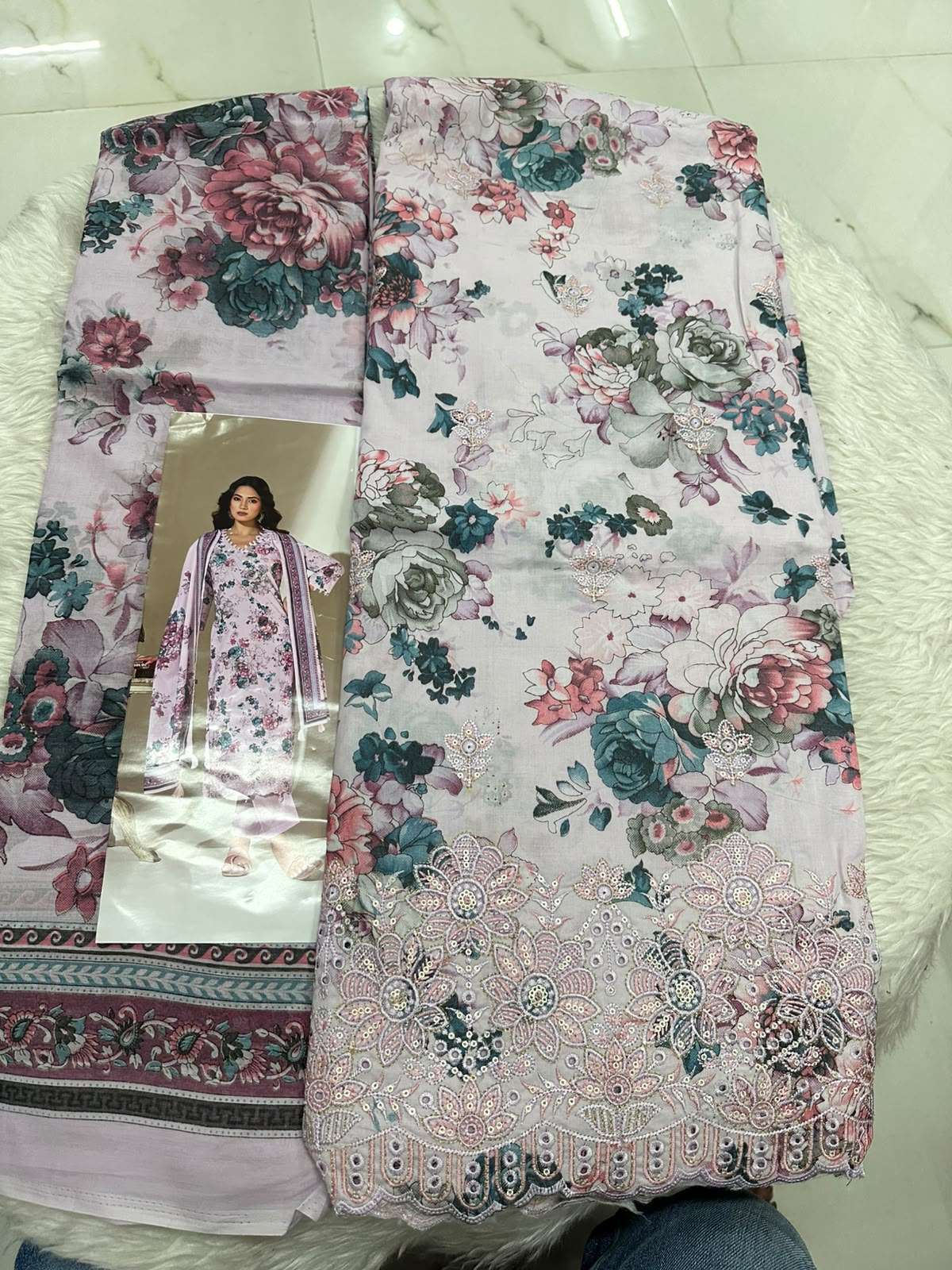 Falah Premium Cotton Collection Code - 50112 By Falah Designer Suits - 02