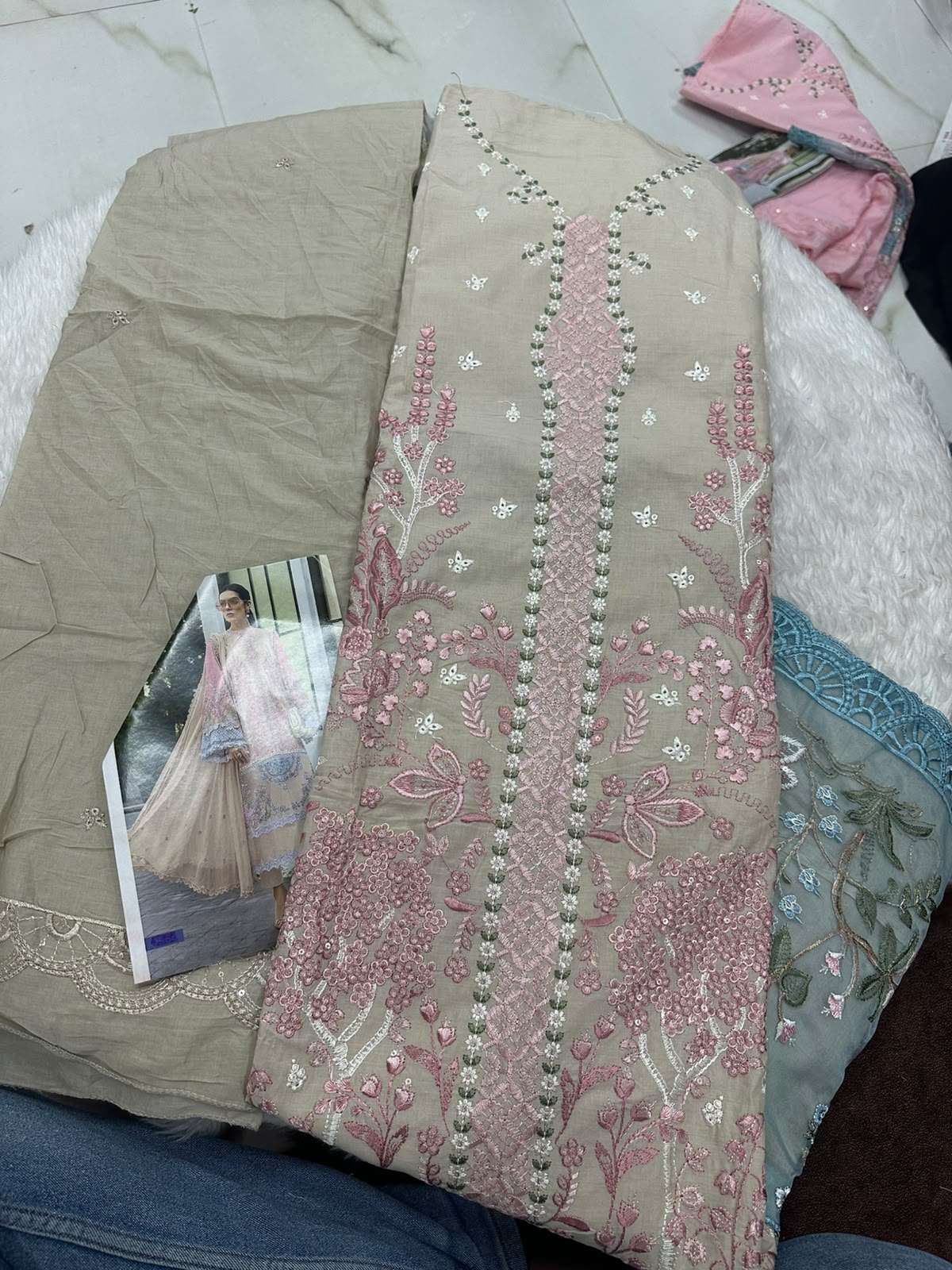 Falah Premium Cotton Collection Code - 50115 By Falah Designer Suits - 01