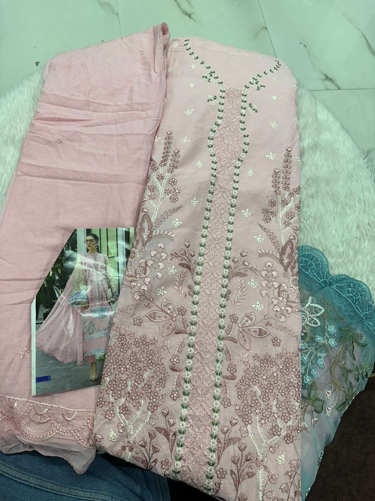 Falah Premium Cotton Collection Code - 50115 By Falah Designer Suits - 05