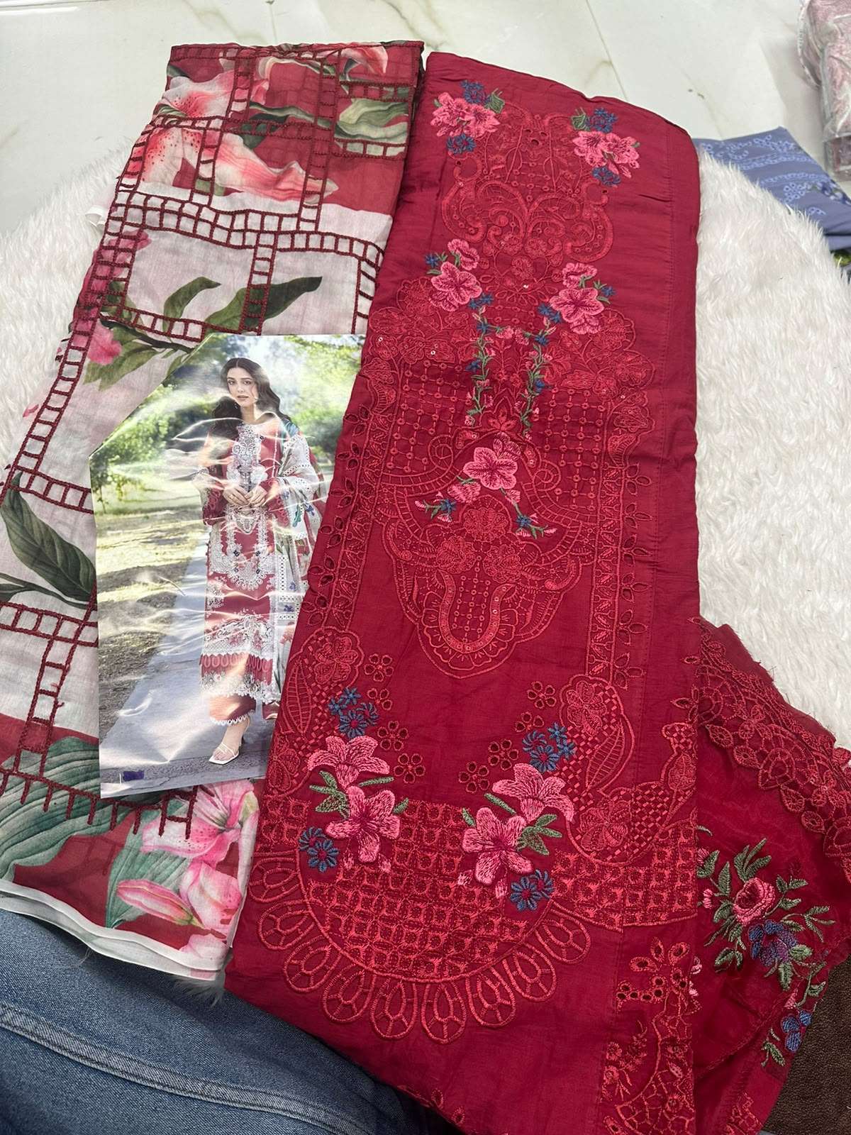 Falah Premium Cotton Collection Code - 50117 By Falah Designer Suits - 05