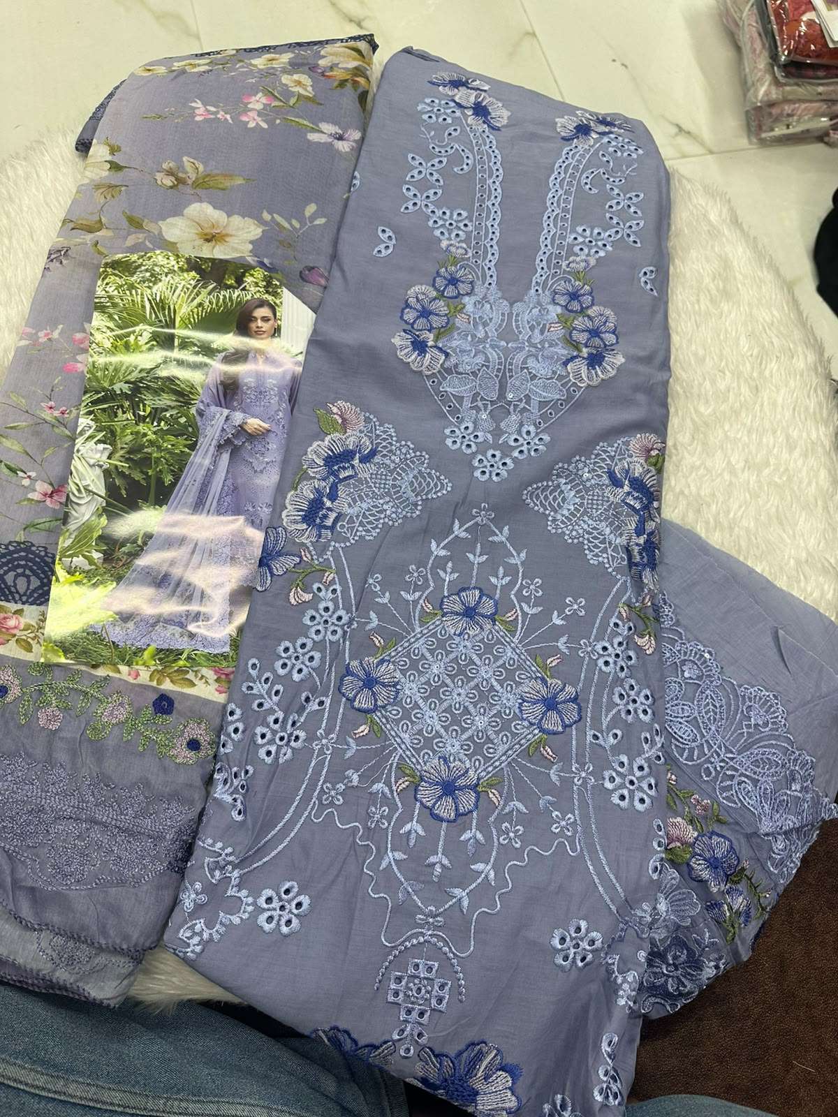 Falah Premium Cotton Collection Code - 50117 By Falah Designer Suits - 06