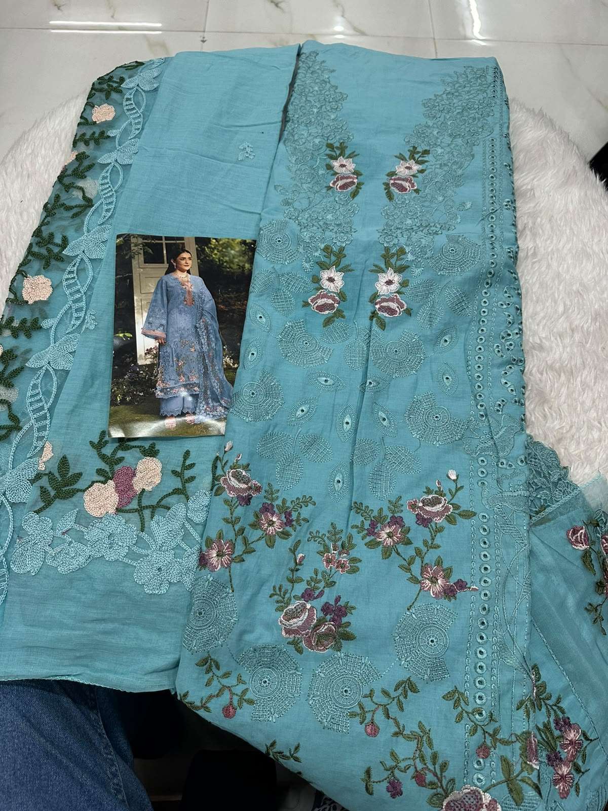 Falah Premium Cotton Collection Code - 50119 By Falah Designer Suits - 03