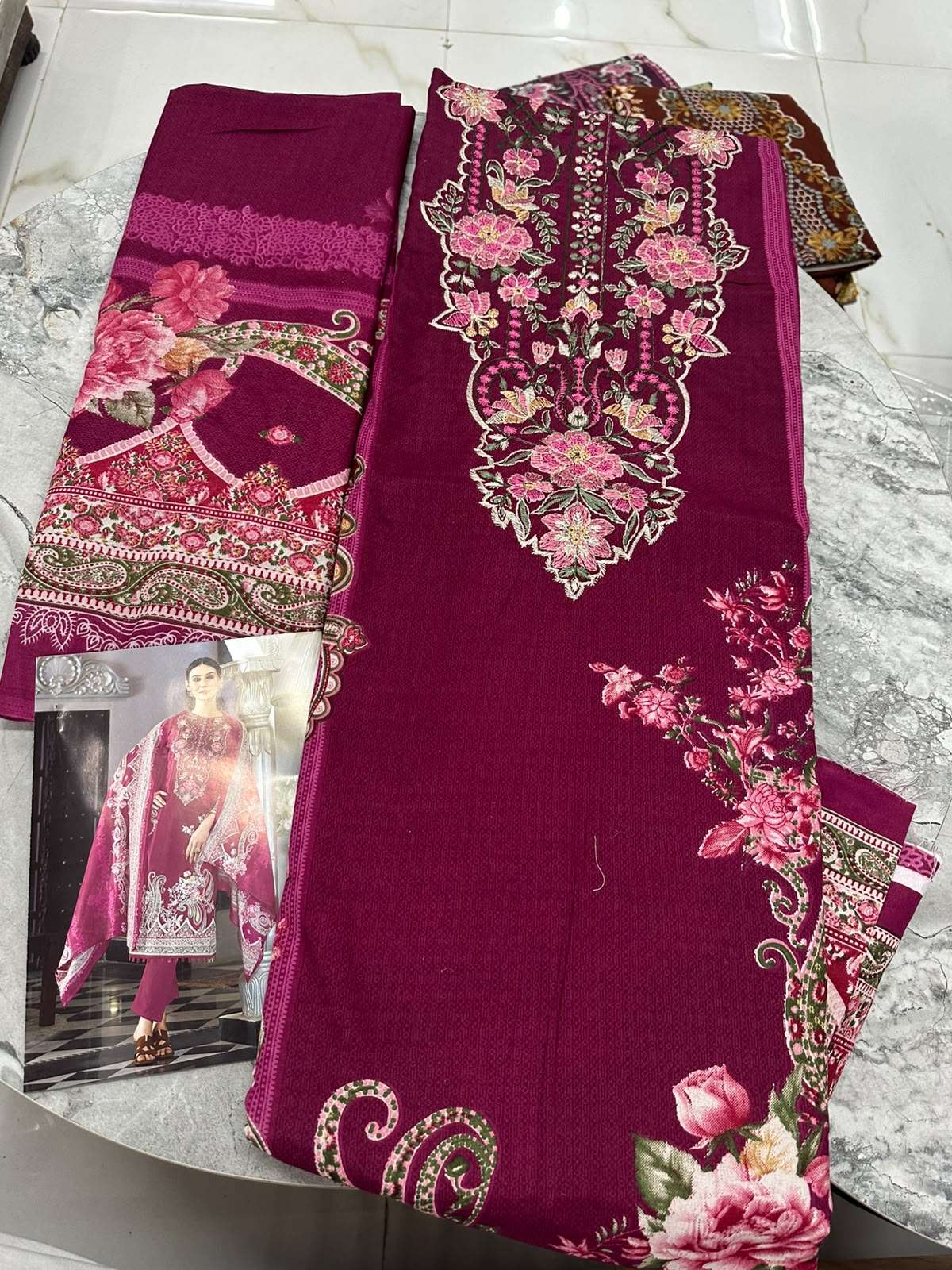 Falah Premium Cotton Collection Code - 50121 By Falah Designer Suits - 03