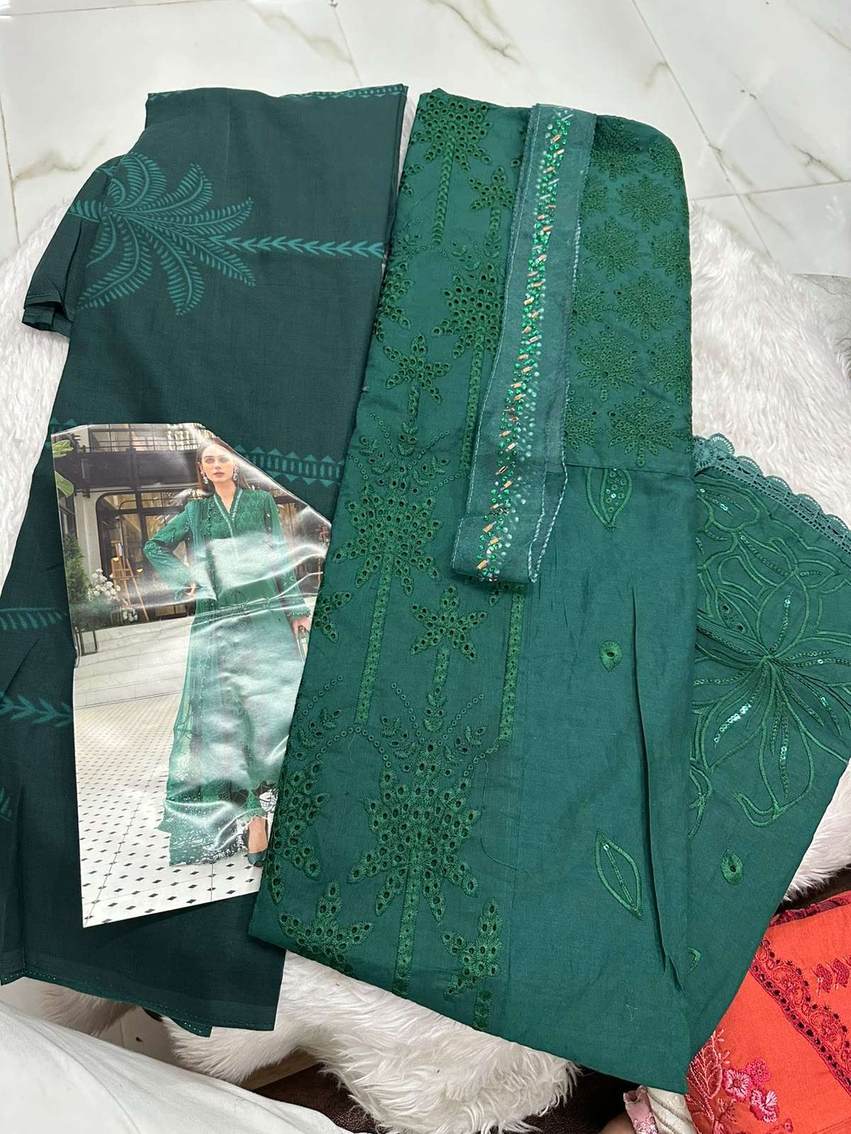 Falah Premium Cotton Collection Code - 50122 By Falah Designer Suits - 06