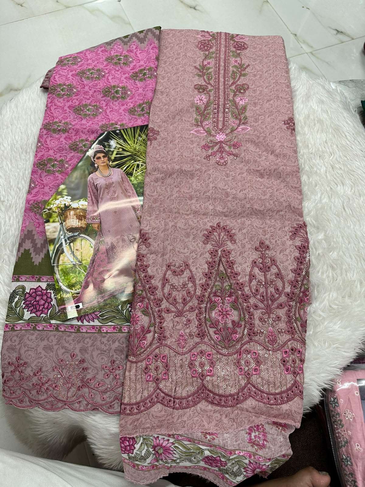 Falah Premium Cotton Collection Code - 50123 By Falah Designer Suits - 02