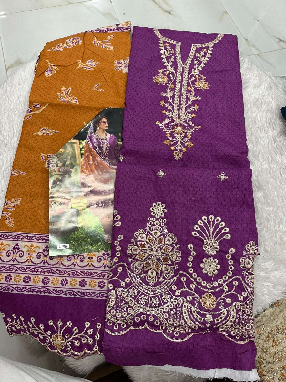 Falah Premium Cotton Collection Code - 50123 By Falah Designer Suits - 06