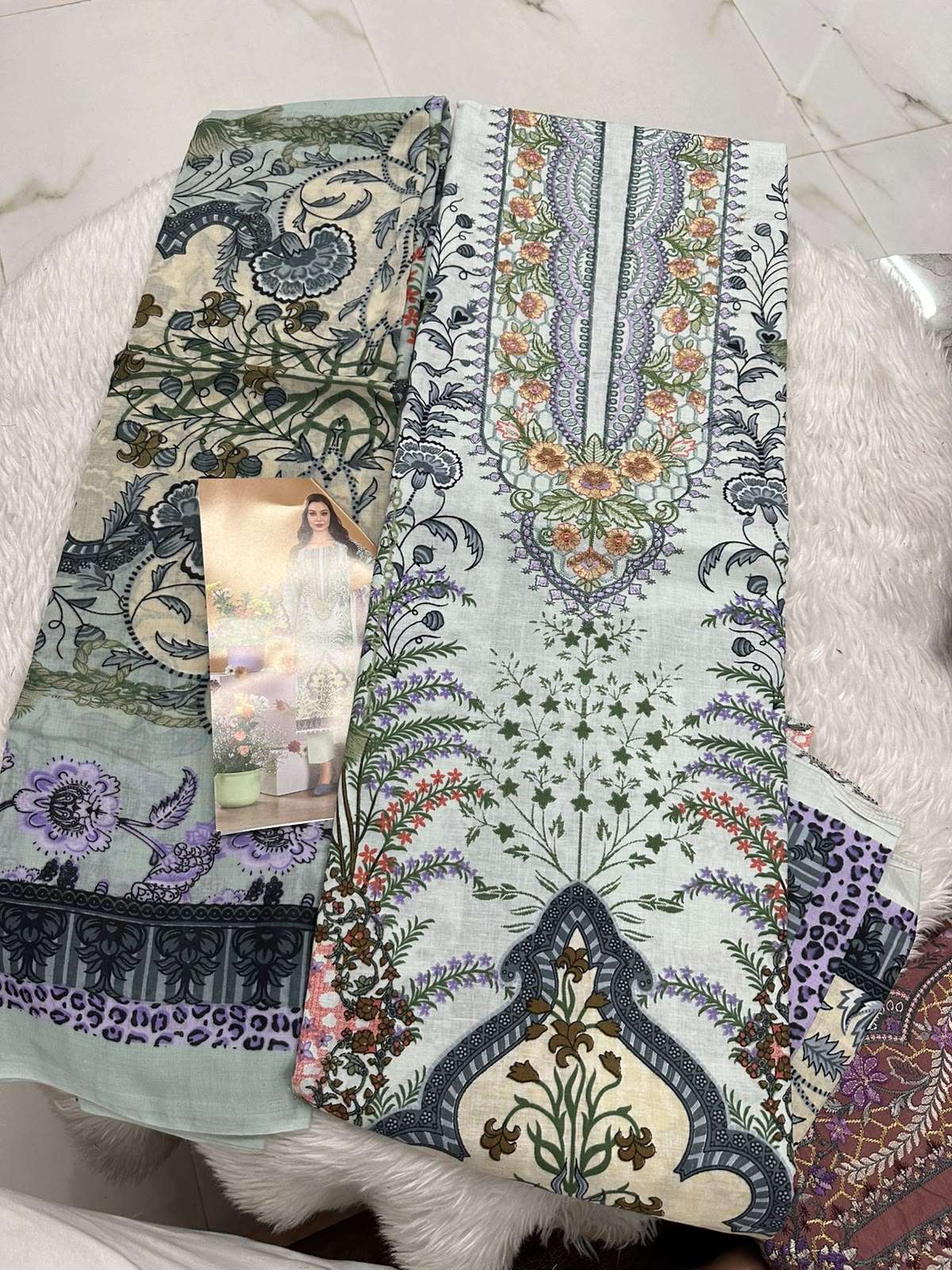 Falah Premium Cotton Collection Code - 50124 By Falah Designer Suits - 04