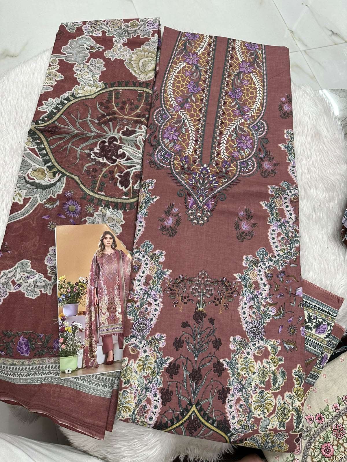 Falah Premium Cotton Collection Code - 50124 By Falah Designer Suits - 07