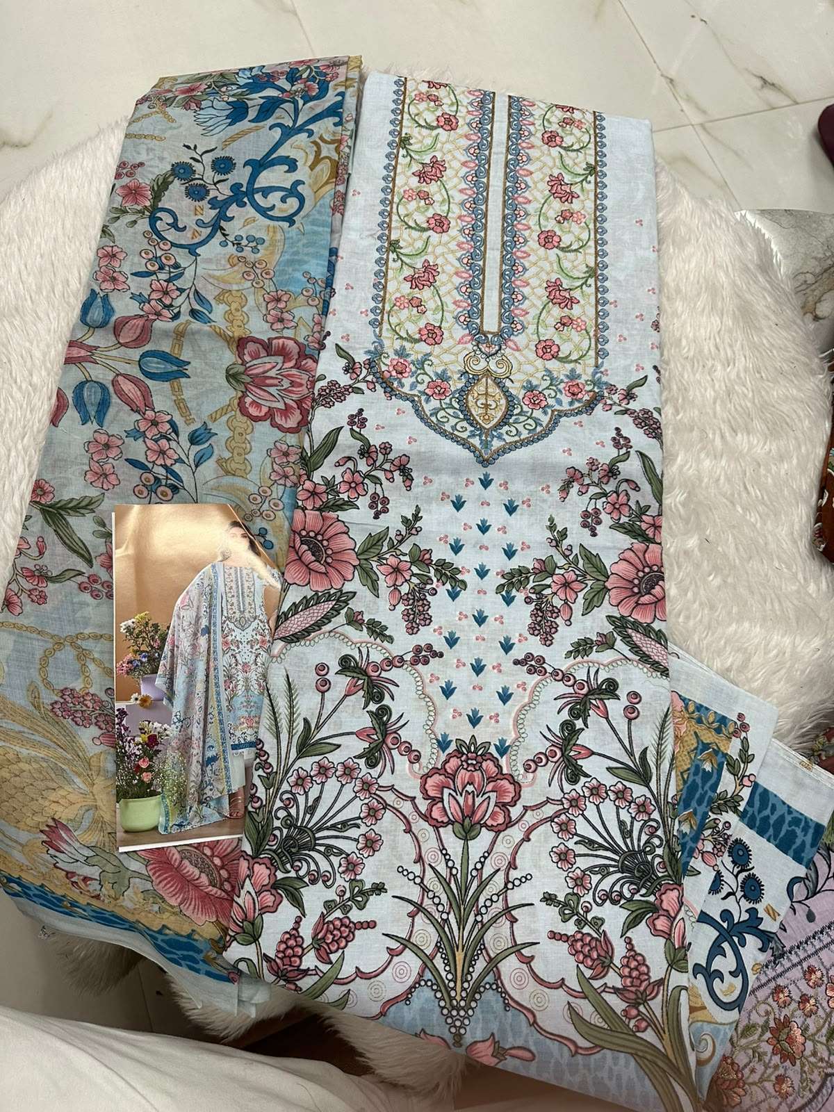Falah Premium Cotton Collection Code - 50124 By Falah Designer Suits - 08