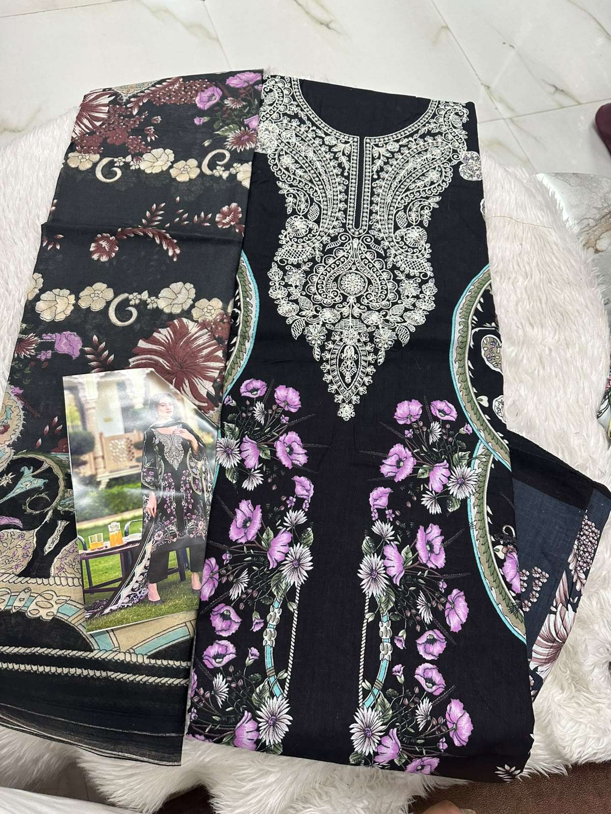 Falah Premium Cotton Collection Code - 50127 By Falah Designer Suits - 01 - 08