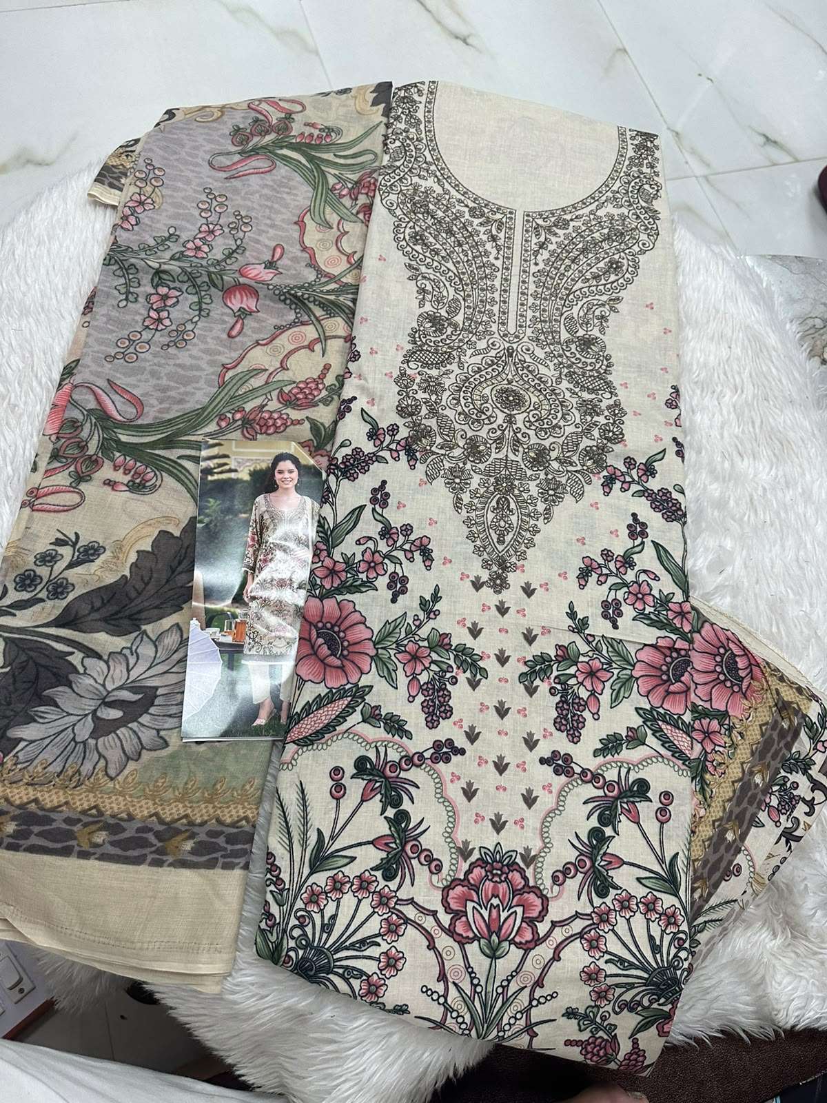 Falah Premium Cotton Collection Code - 50127 By Falah Designer Suits - 02