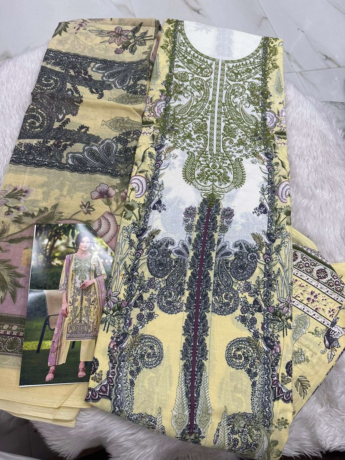 Falah Premium Cotton Collection Code - 50127 By Falah Designer Suits - 04