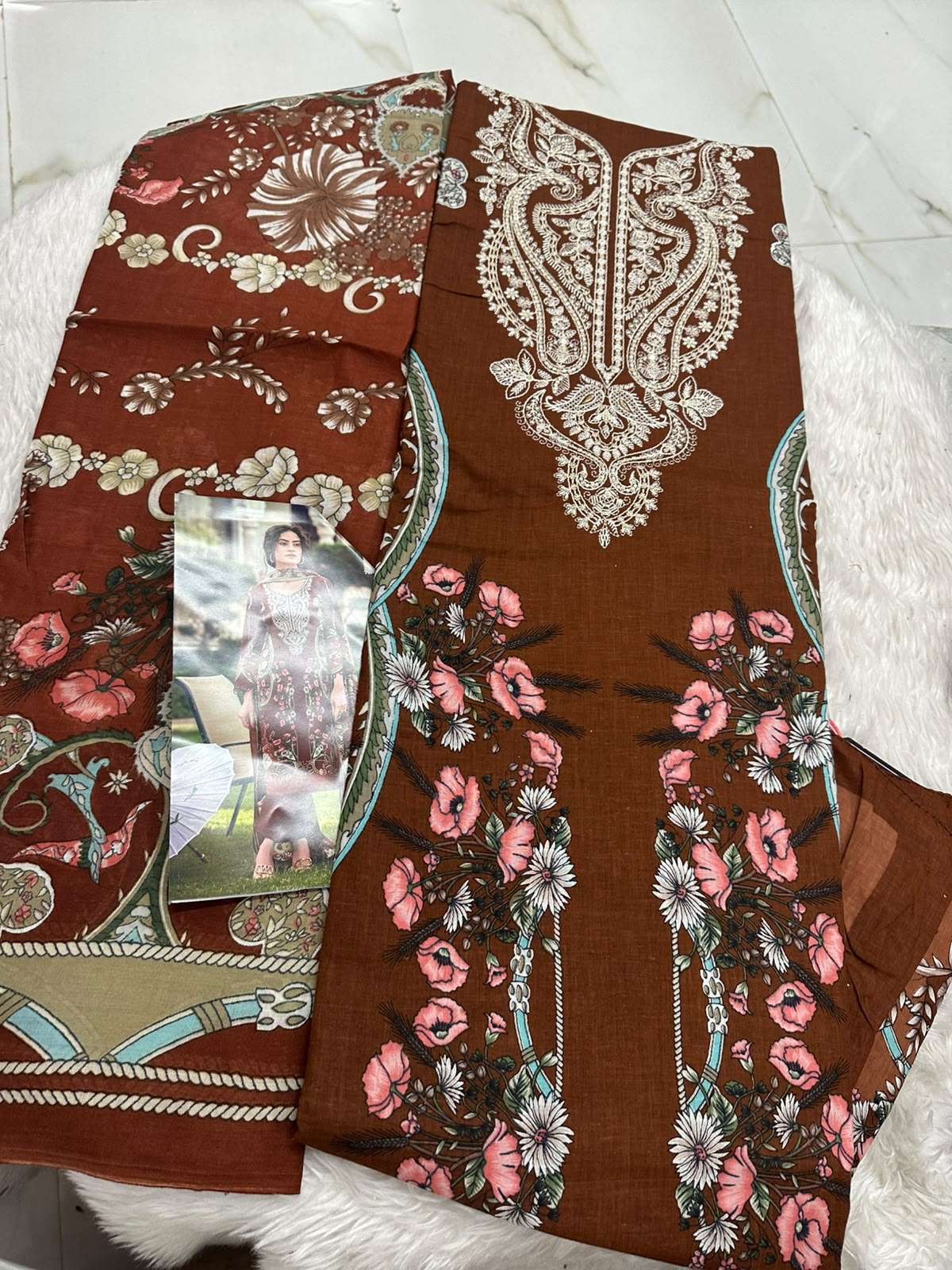 Falah Premium Cotton Collection Code - 50127 By Falah Designer Suits - 05