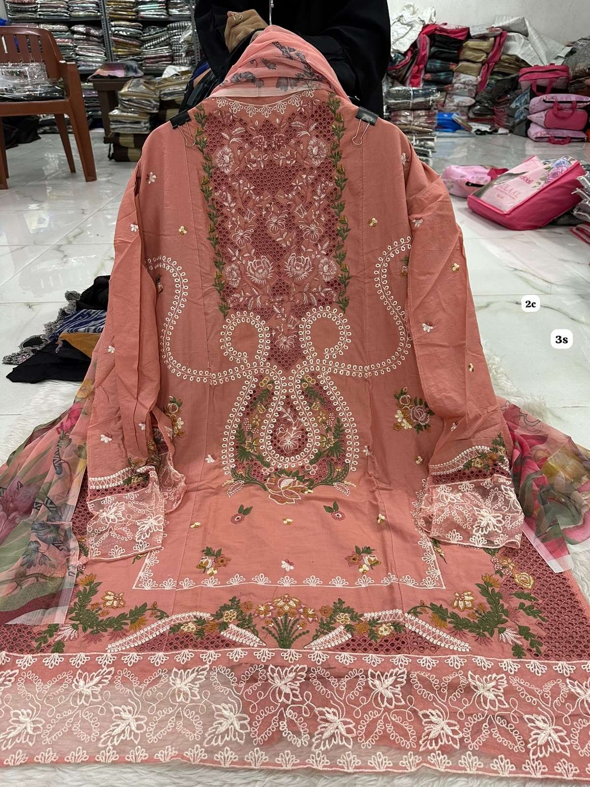 Falah Premium Pure Cotton Collection Code - NOP 32 By Falah Designer Suits - 01