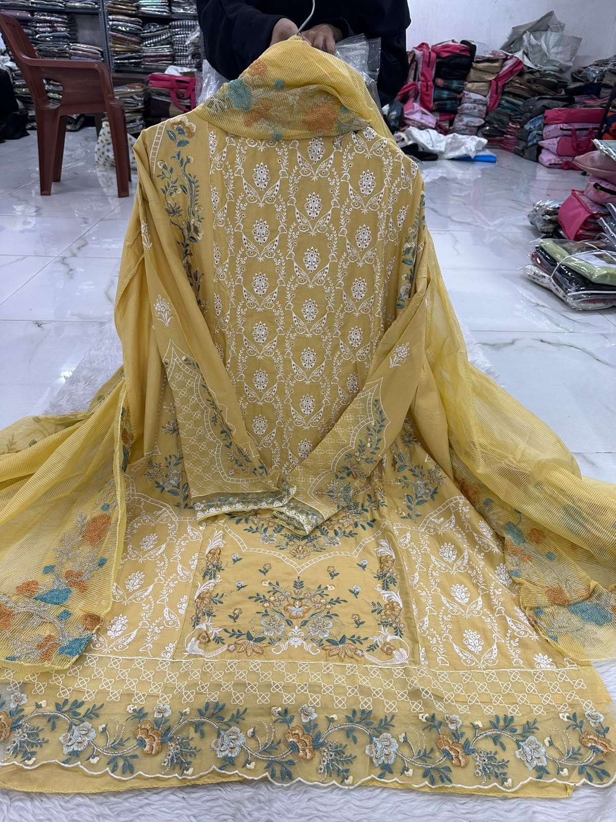 Falah Premium Pure Cotton Collection Code - NOP 37 By Falah Designer Suits - 13