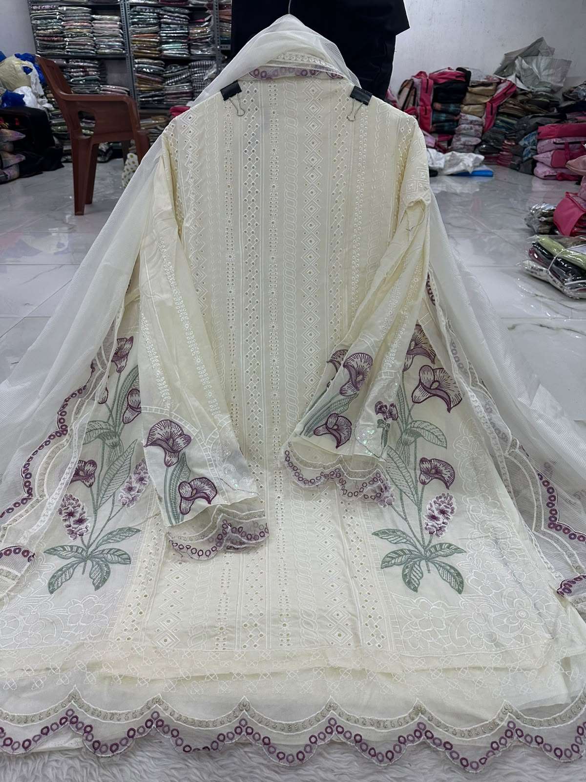 Falah Premium Pure Cotton Collection Code - NOP 37 By Falah Designer Suits - 21