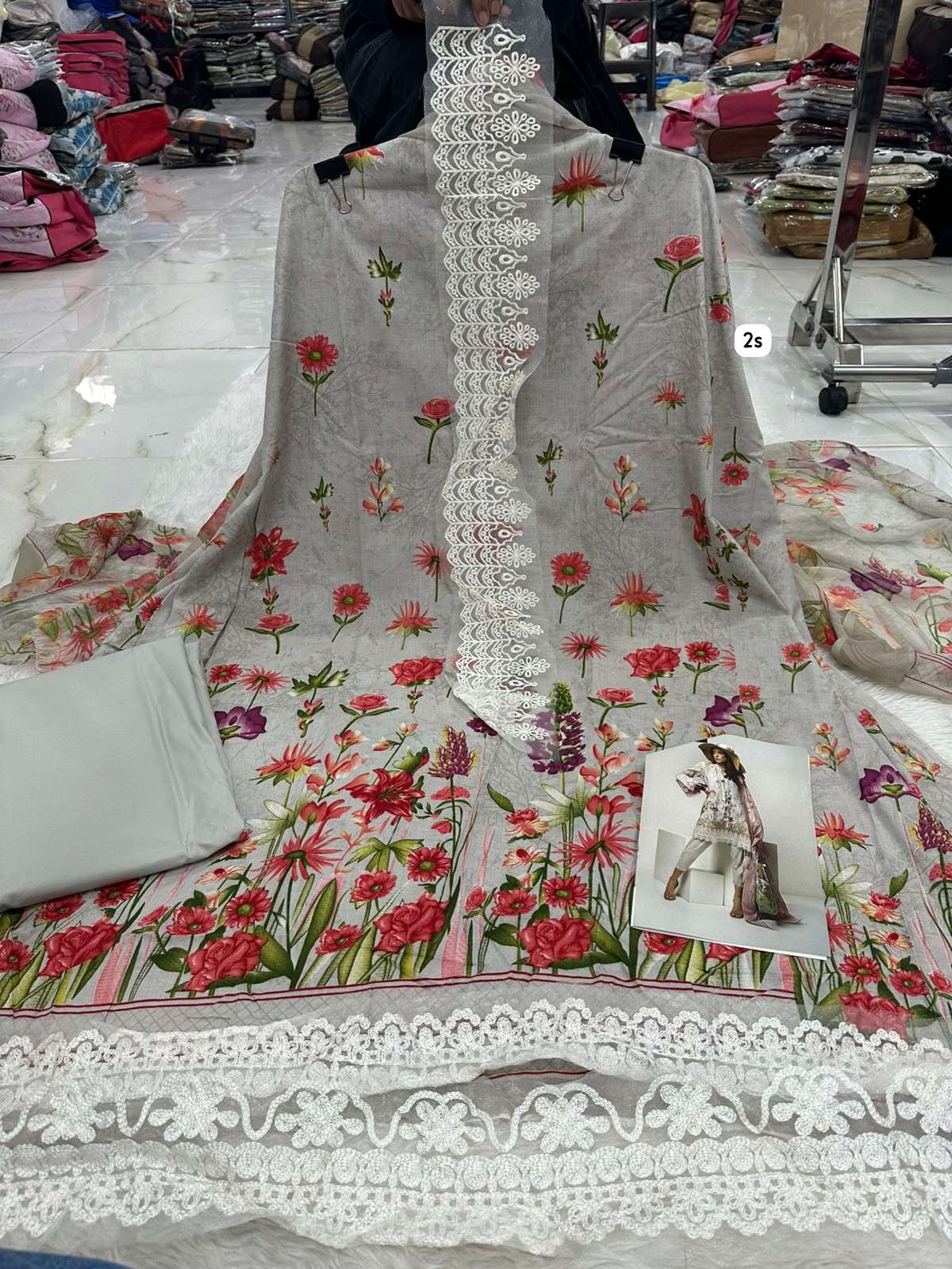 Falah Premium Pure Cotton Collection Code - NOP14 By Falah Designer Suits - 02