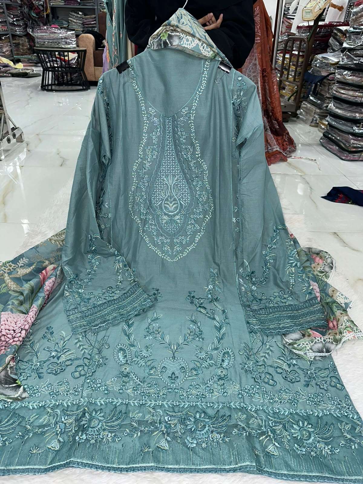 Falah Premium Pure Cotton Collection Code - NOP20 By Falah Designer Suits - 07