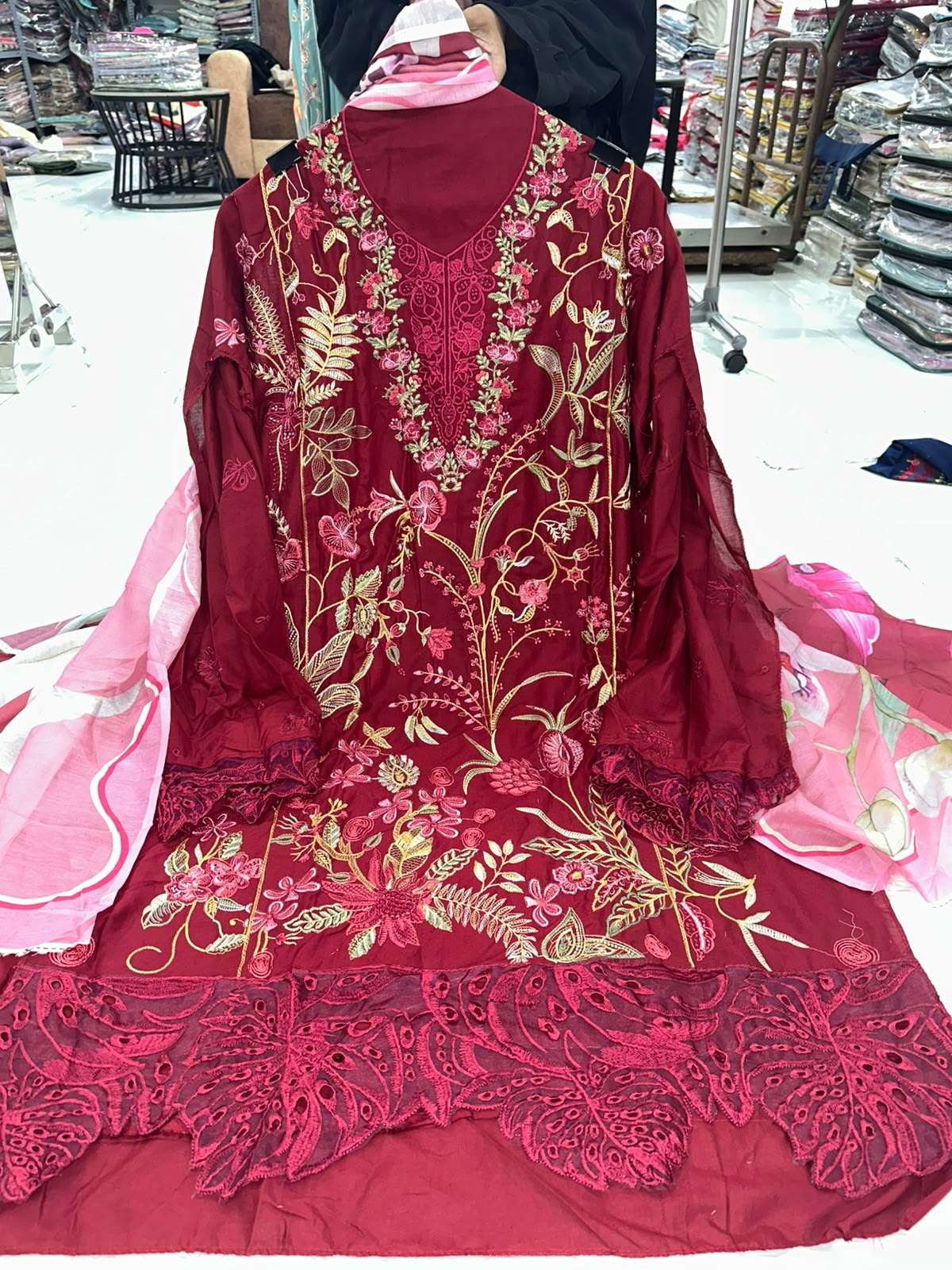 Falah Premium Pure Cotton Collection Code - NOP20 By Falah Designer Suits - 11