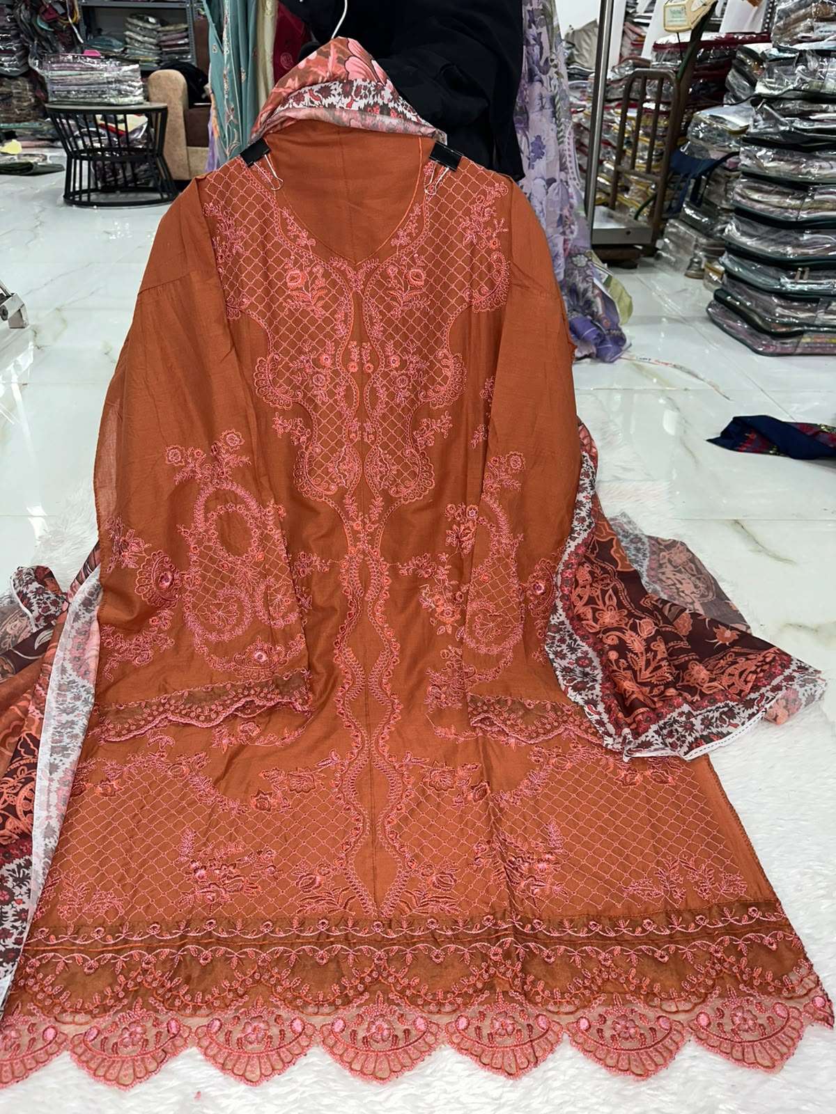 Falah Premium Pure Cotton Collection Code - NOP20 By Falah Designer Suits - 17