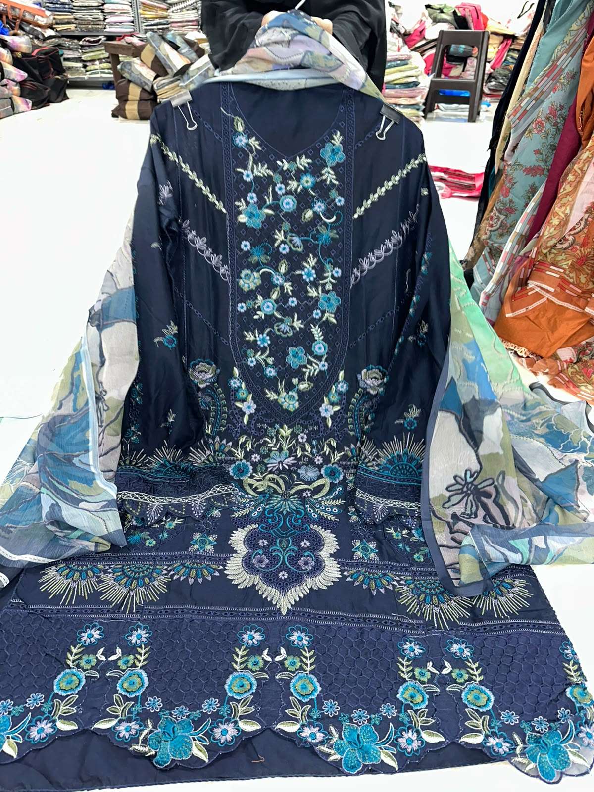 Falah Premium Pure Cotton Collection Code - NOP21 By Falah Designer Suits - 05