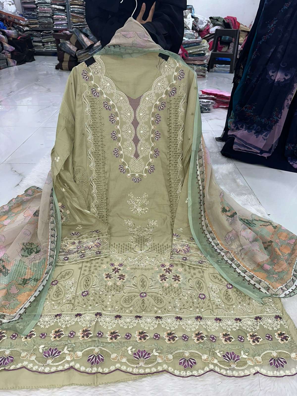 Falah Premium Pure Cotton Collection Code - NOP21 By Falah Designer Suits - 10