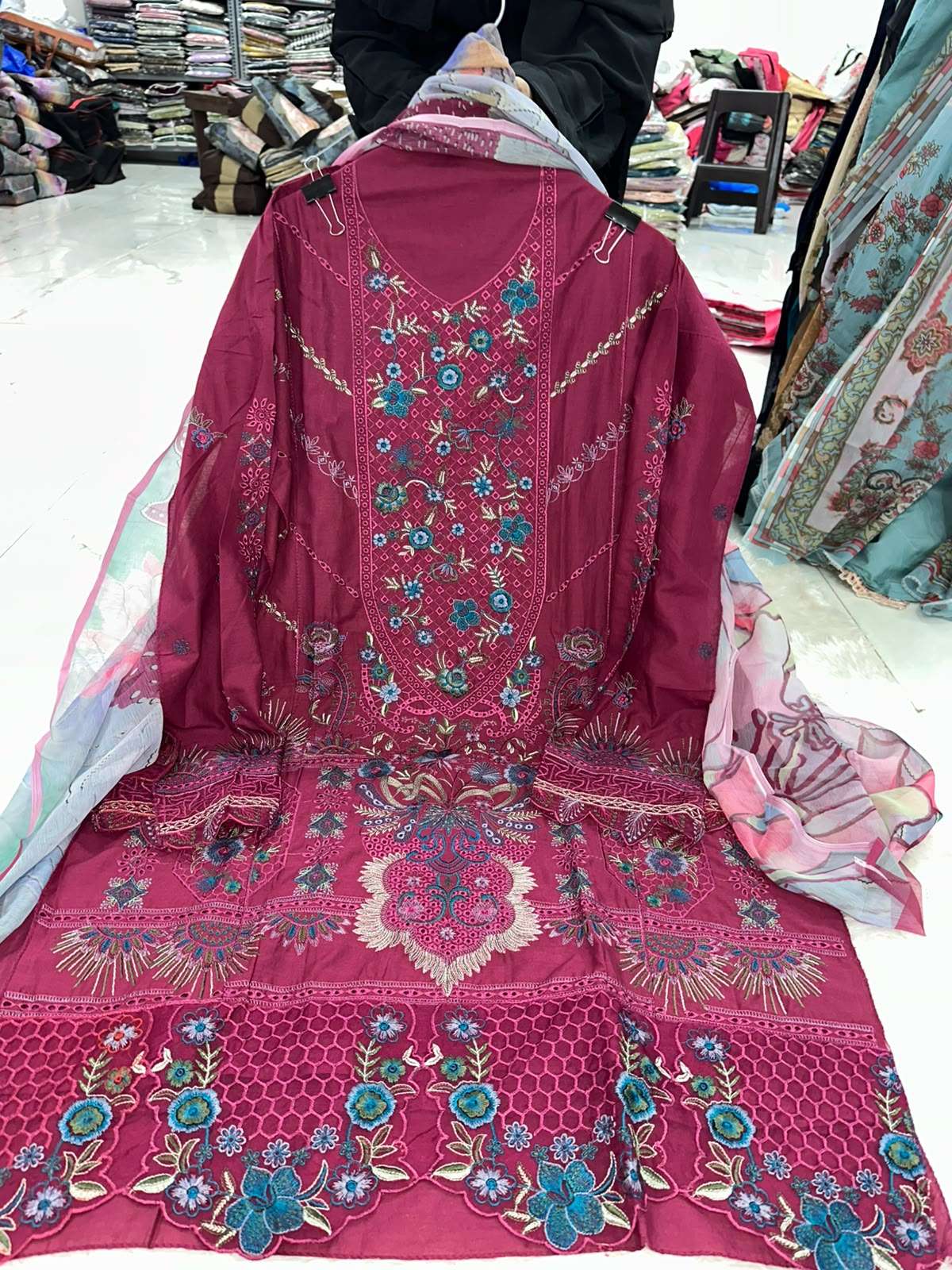 Falah Premium Pure Cotton Collection Code - NOP21 By Falah Designer Suits - 12