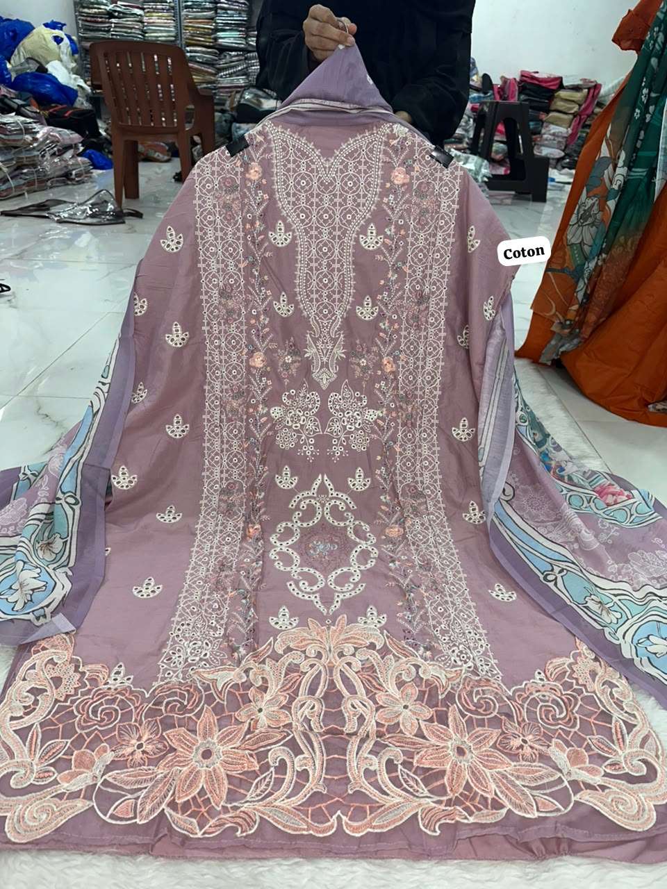 Falah Premium Pure Cotton Collection Code - NOP30 By Falah Designer Suits - 04
