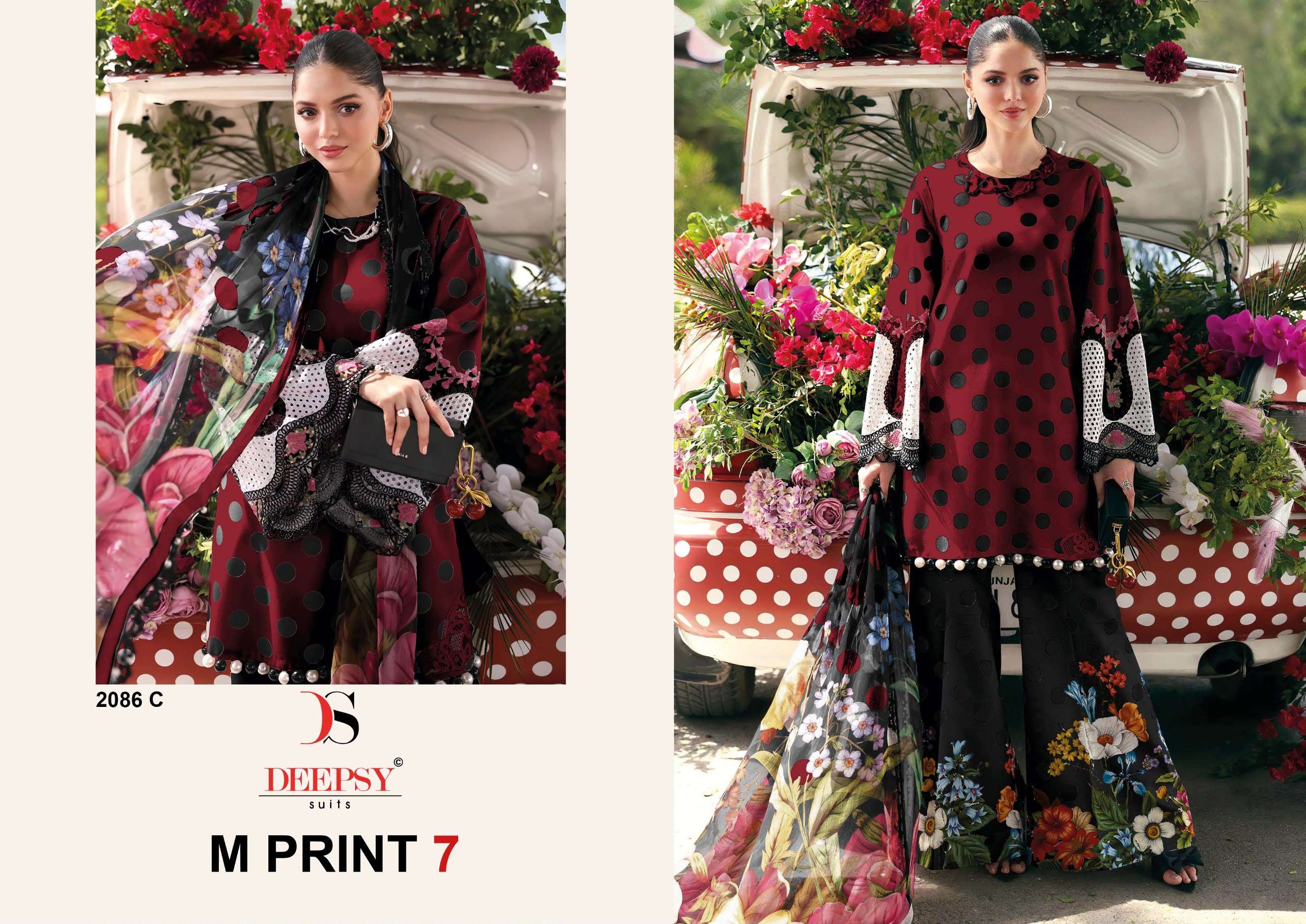 MARIA B M PRINT - 7 BY DEEPSY SUITS - 03
