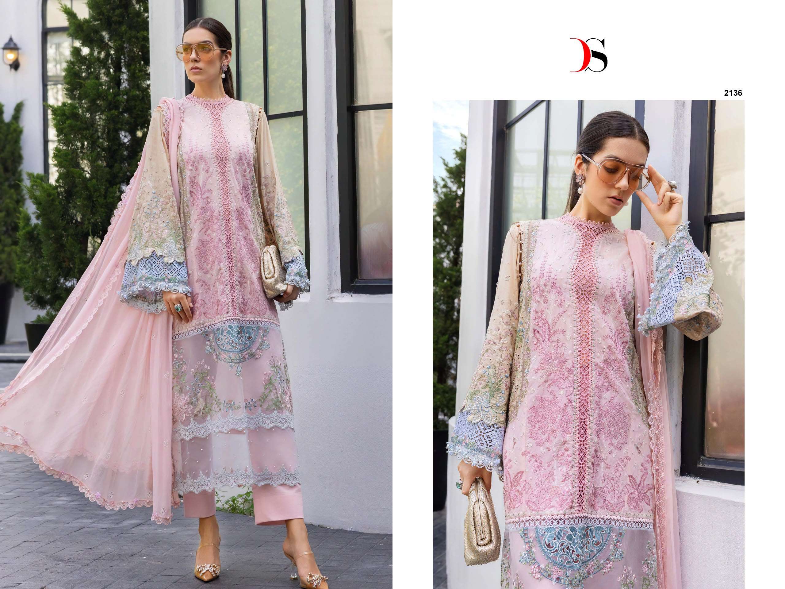 MARIA B PREMIUM EMBROIDERED - 05 DEEPSY SUITS - 06