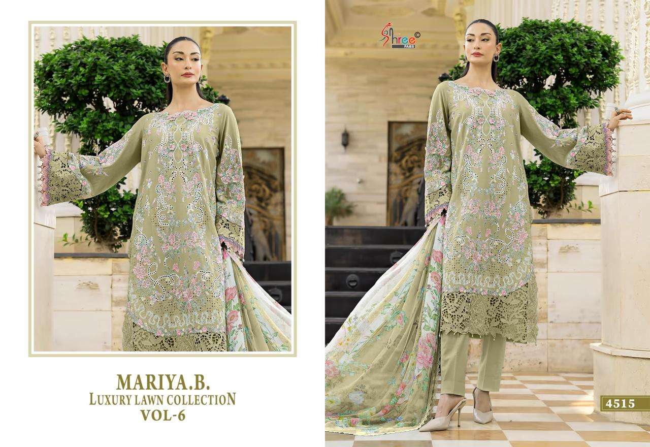 MARIYA B LUXURY LAWN COLLECTION VOL - 06 BY SHREE FABS - 03