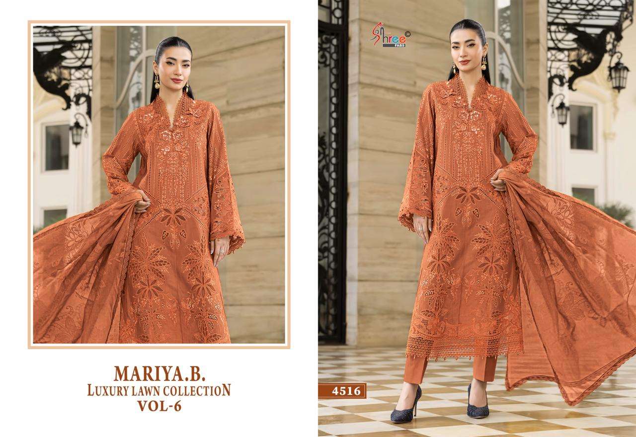 MARIYA B LUXURY LAWN COLLECTION VOL - 06 BY SHREE FABS - 04