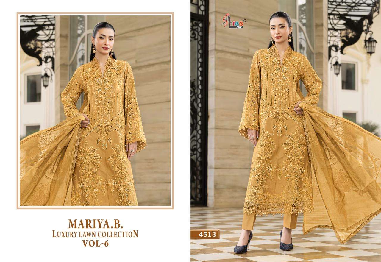 MARIYA B LUXURY LAWN COLLECTION VOL - 06 BY SHREE FABS - 05