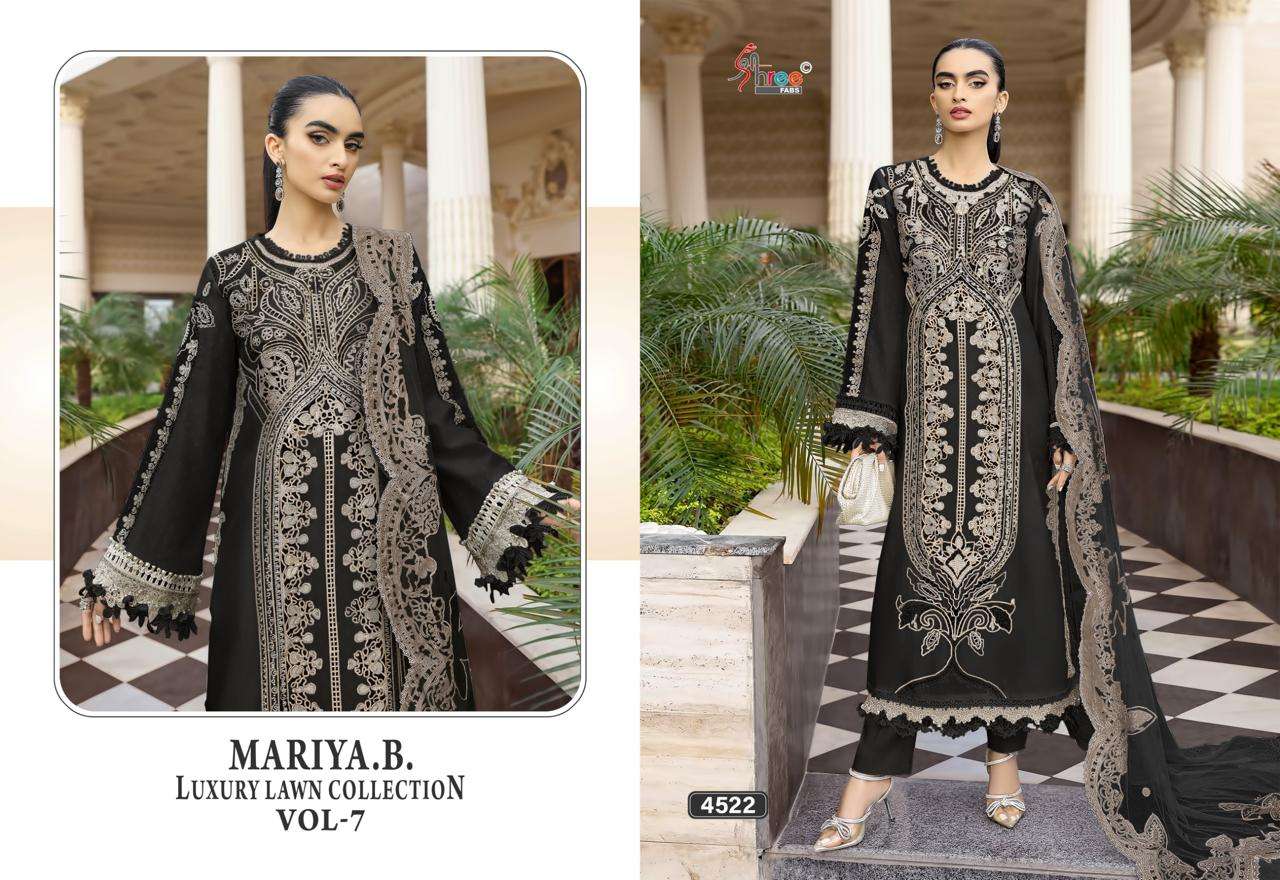 MARIYA B LUXURY LAWN COLLECTION VOL - 07 BY SHREE FABS - 01