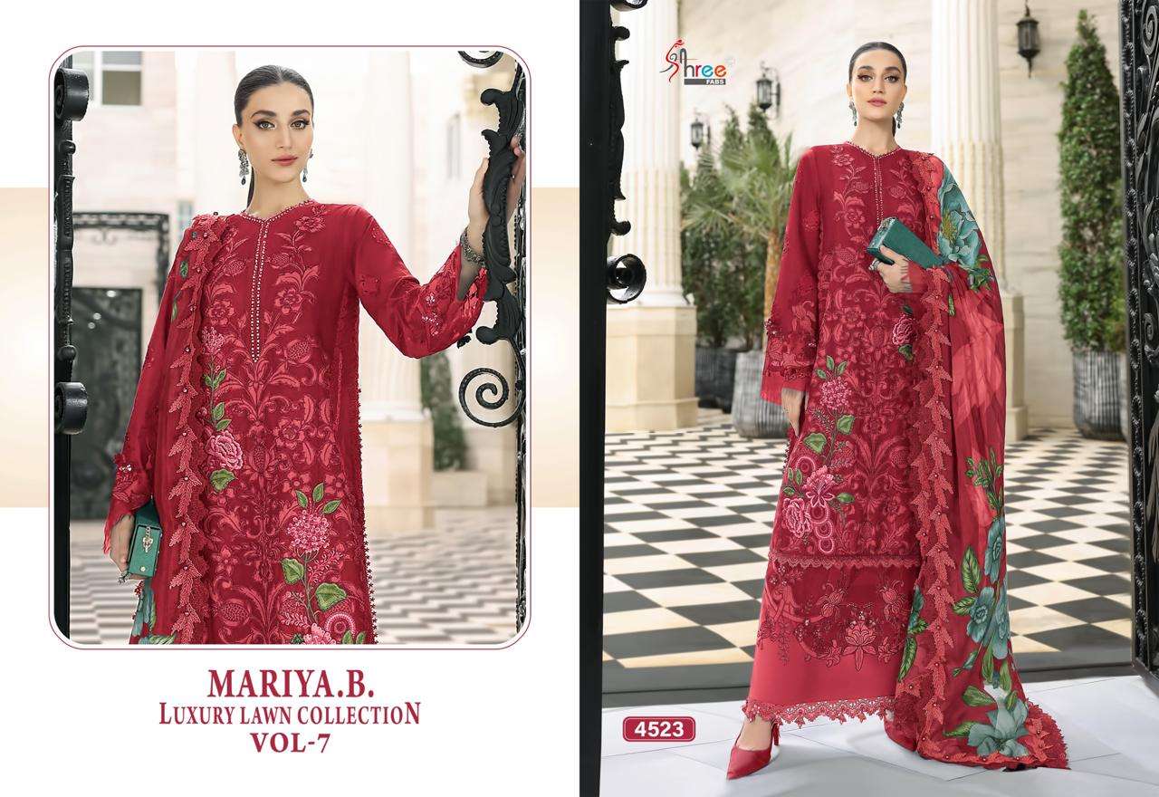 MARIYA B LUXURY LAWN COLLECTION VOL - 07 BY SHREE FABS - 02
