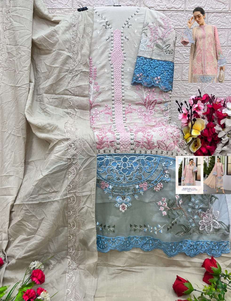 MARIYA B ULTRA LUXURY LAWN COLLECTION VOL - 01 BY SHREE FABS - 10