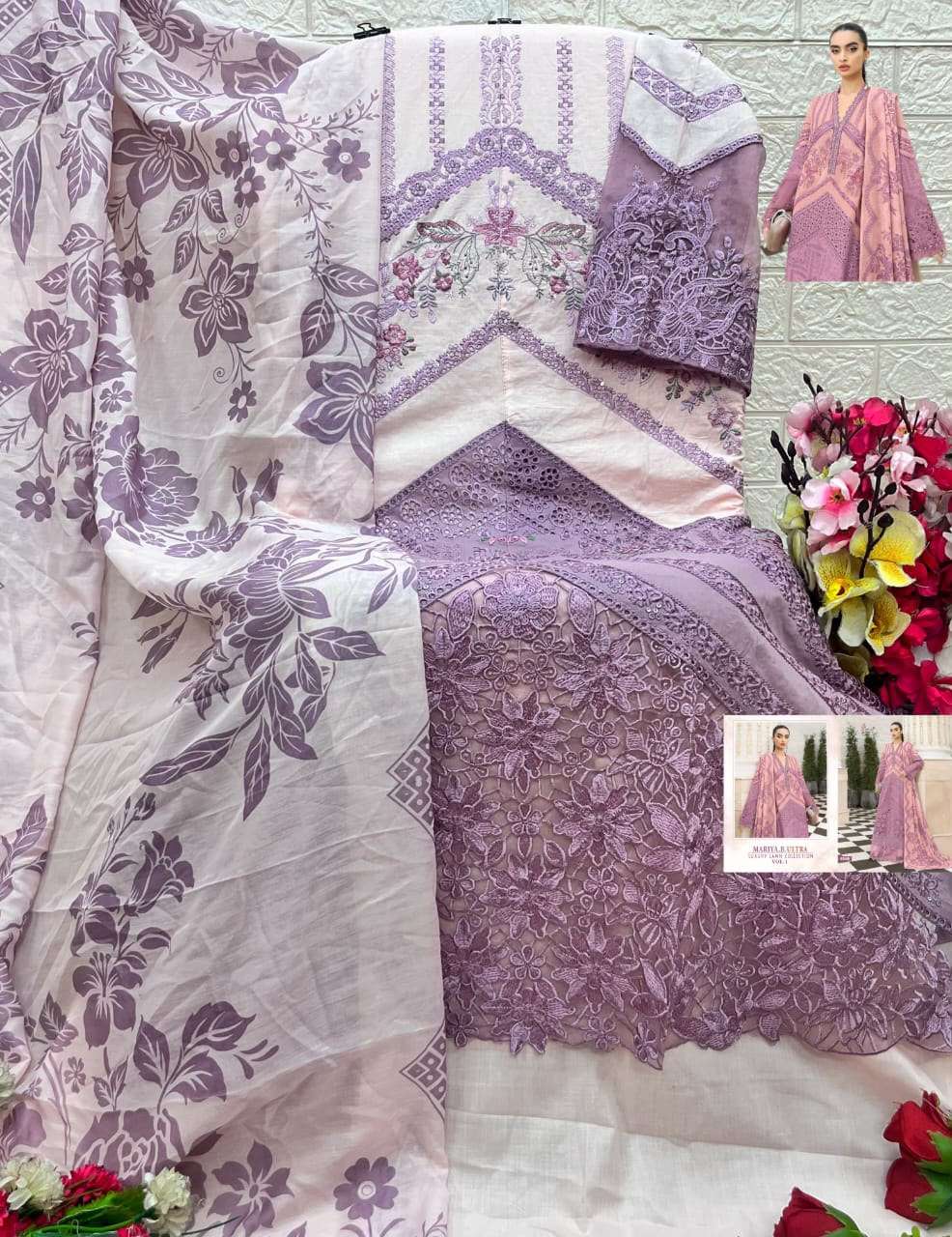 MARIYA B ULTRA LUXURY LAWN COLLECTION VOL - 01 BY SHREE FABS - 12