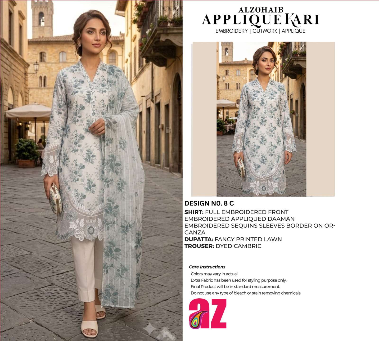 APPLIQUEKARI HITS BY AL ZOHAIB TEXTILES - 03