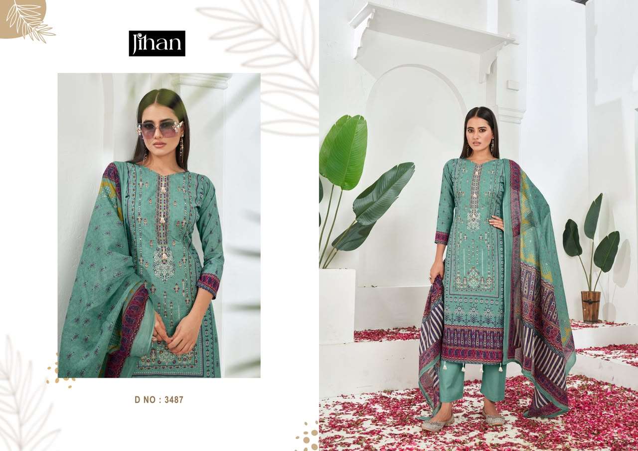 BIN SAEED REMIX LAWN COLLECTION VOL - 04 BY JIHAN - 02
