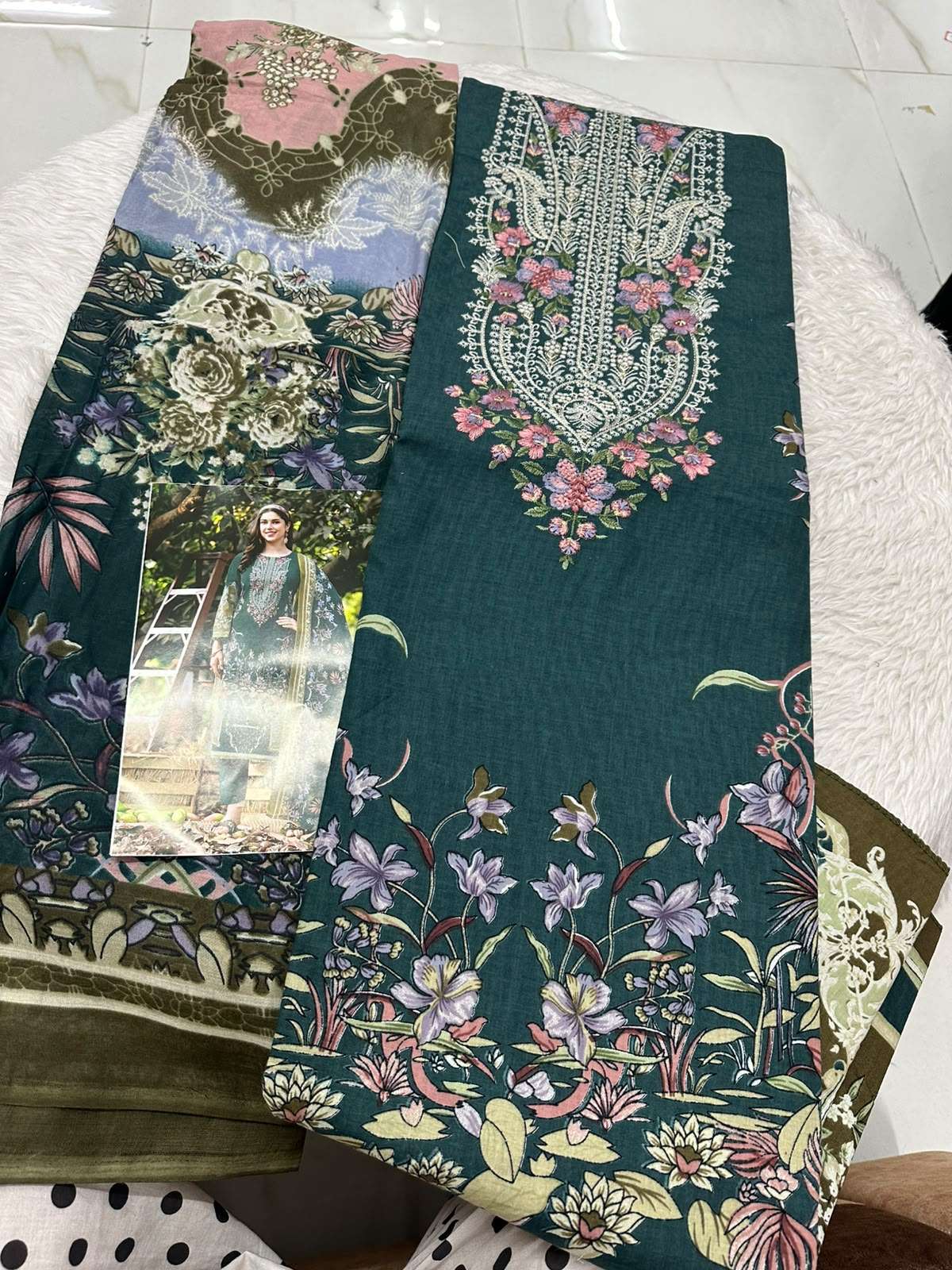 Falah Premium Cotton Collection - 02 Code - 50124 By Falah Designer Suits - 02