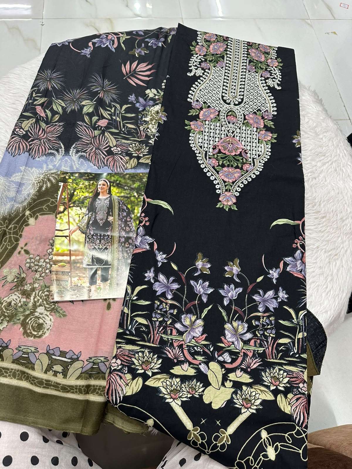 Falah Premium Cotton Collection - 02 Code - 50124 By Falah Designer Suits - 03