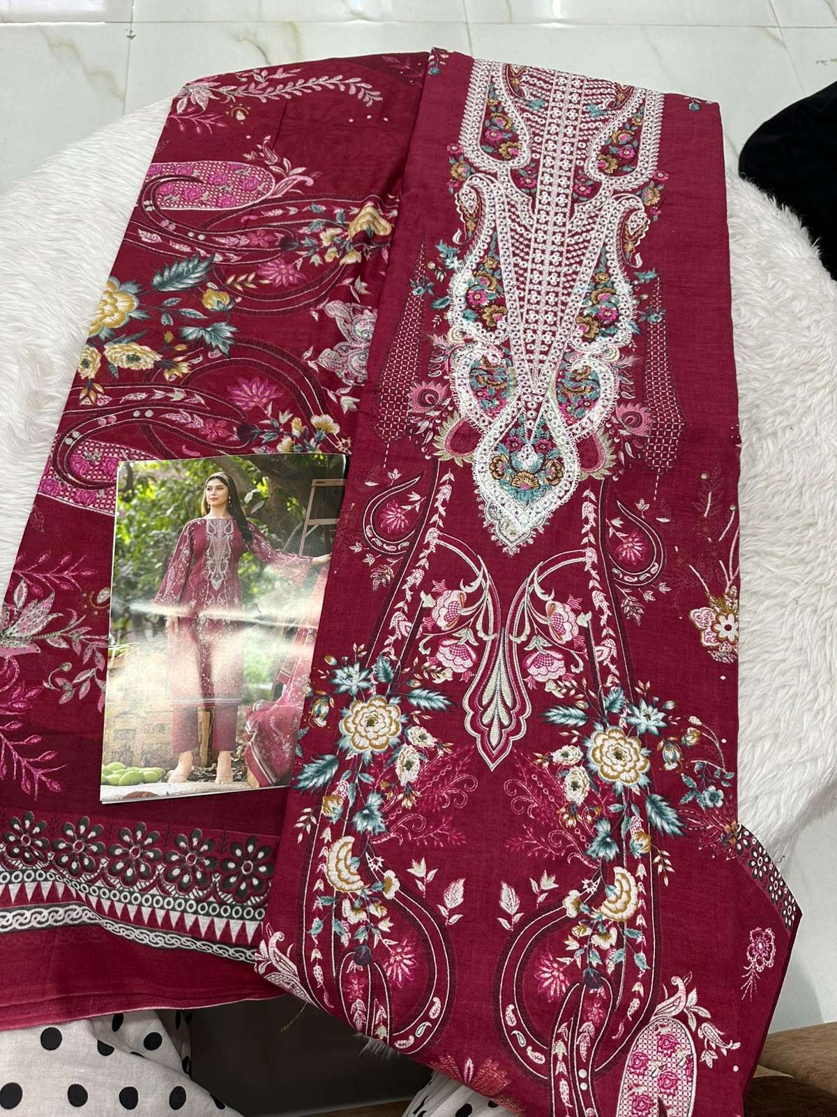 Falah Premium Cotton Collection - 02 Code - 50124 By Falah Designer Suits - 05