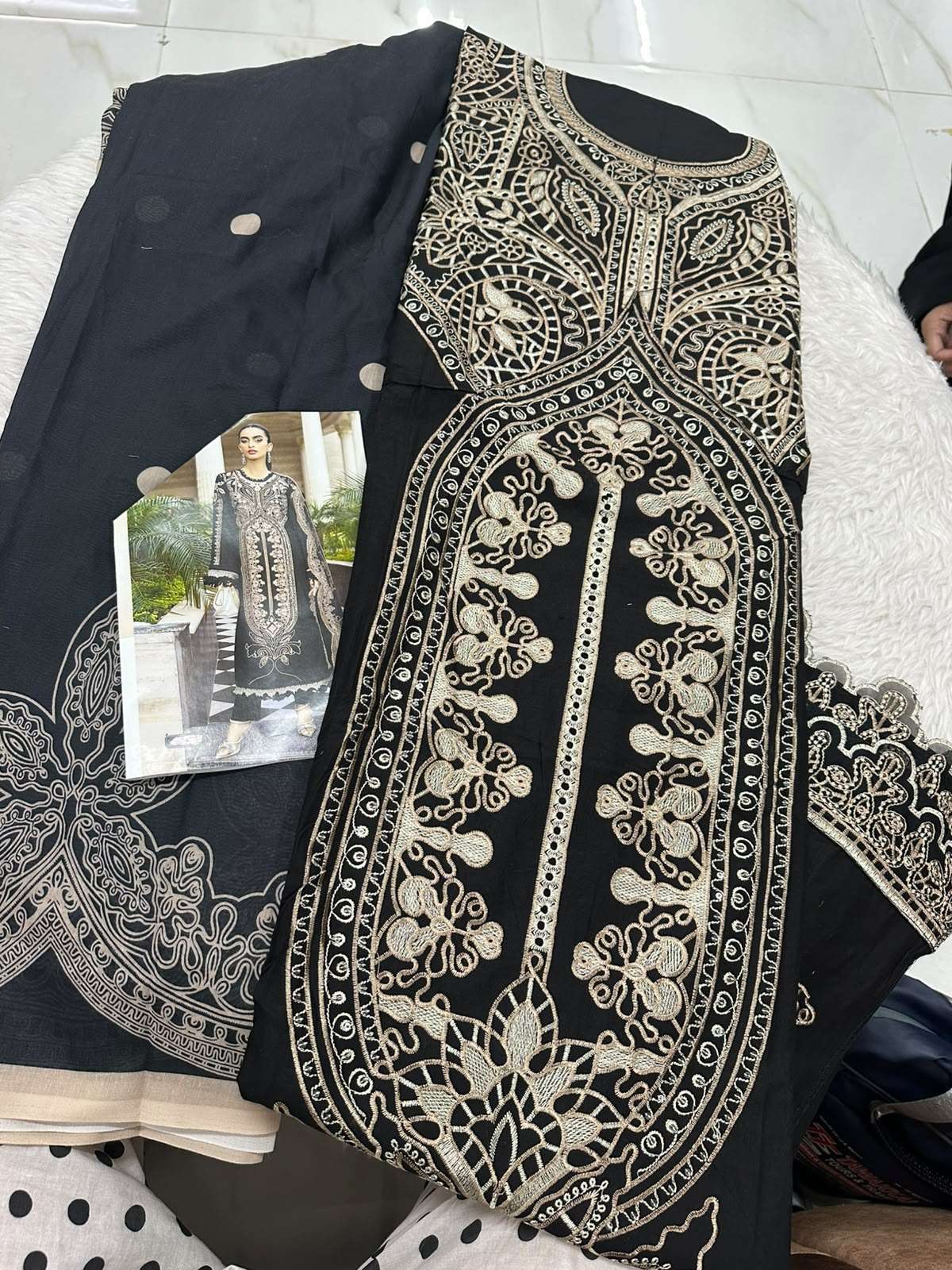 Falah Premium Cotton Collection Code - 50125 By Falah Designer Suits - 01