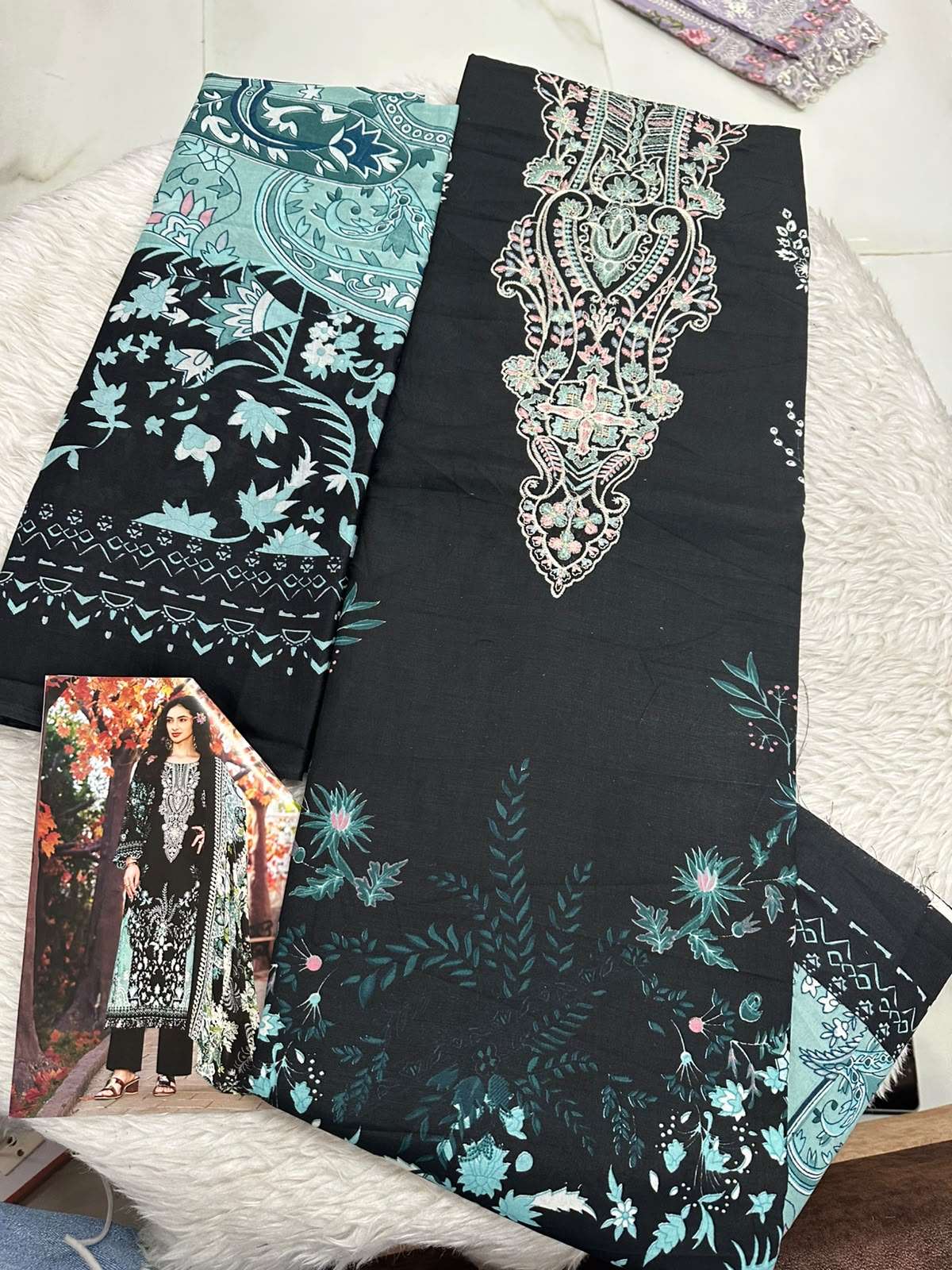 Falah Premium Cotton Collection Code - 50129 By Falah Designer Suits - 03
