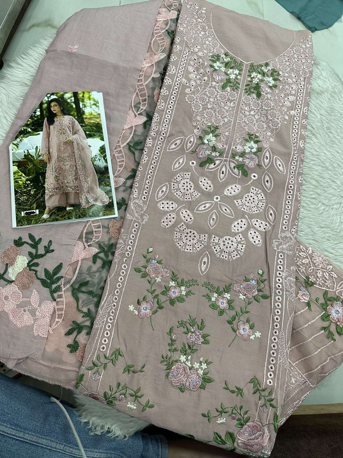 Falah Premium Cotton Collection Code - 50131 By Falah Designer Suits - 02
