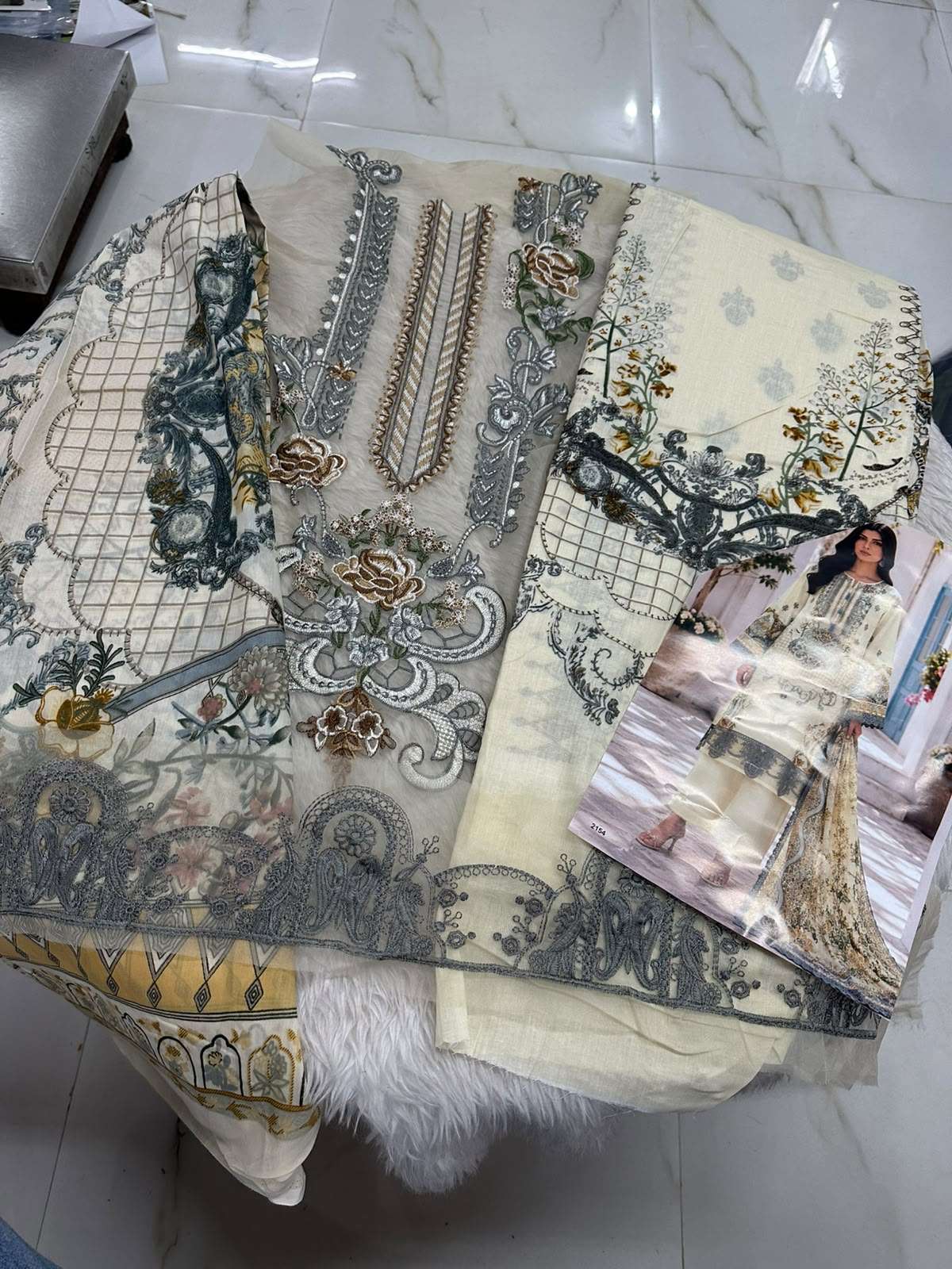 Falah Premium Cotton Collection Code - 50132 By Falah Designer Suits - 01