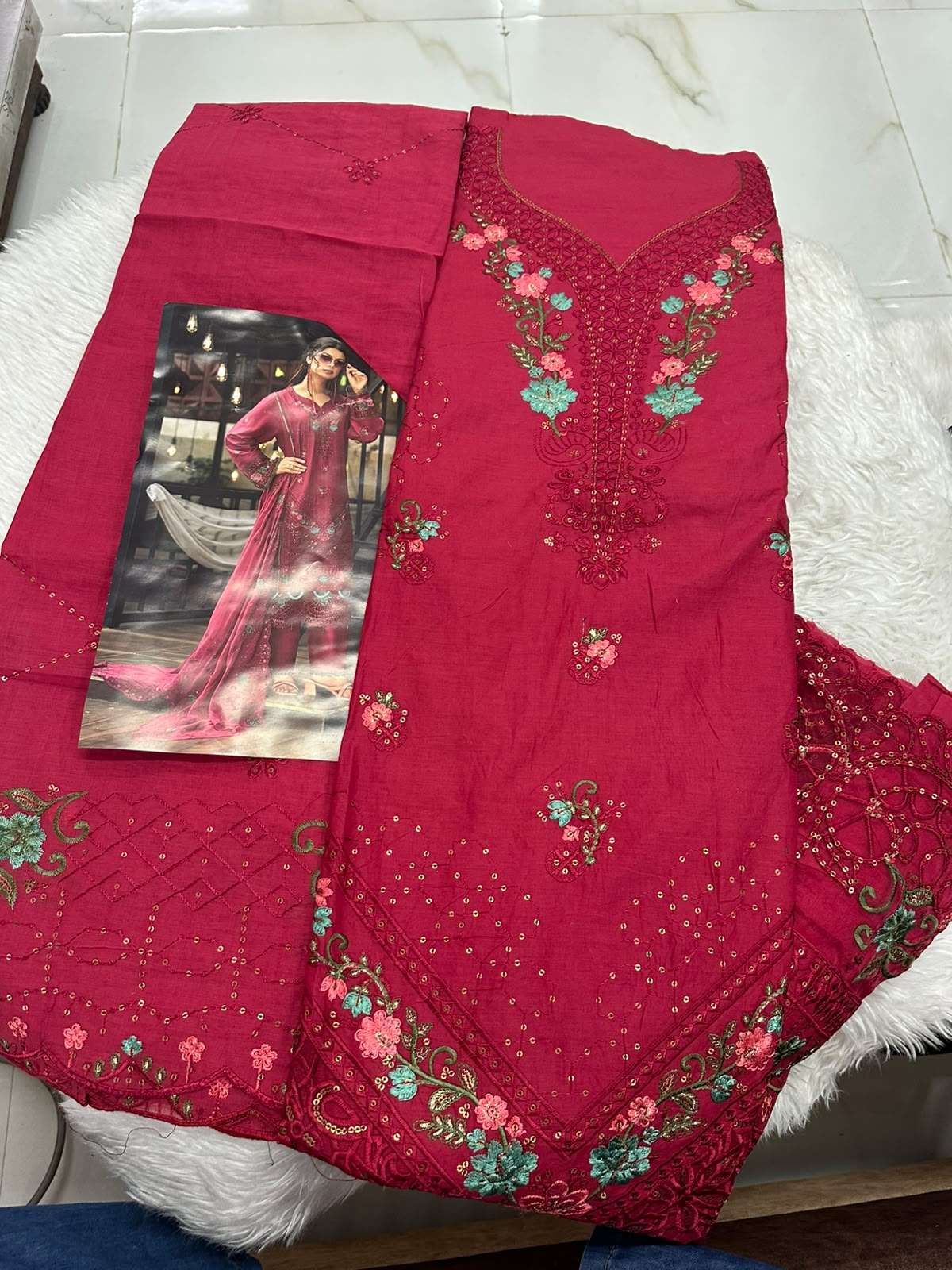 Falah Premium Cotton Collection Code - 50135 By Falah Designer Suits - 01 - 06 A